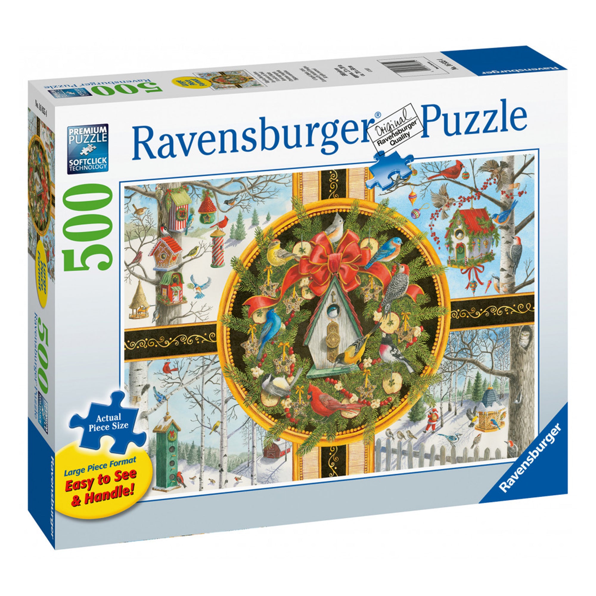 Enchanting 500-Piece Christmas Songbirds Puzzle