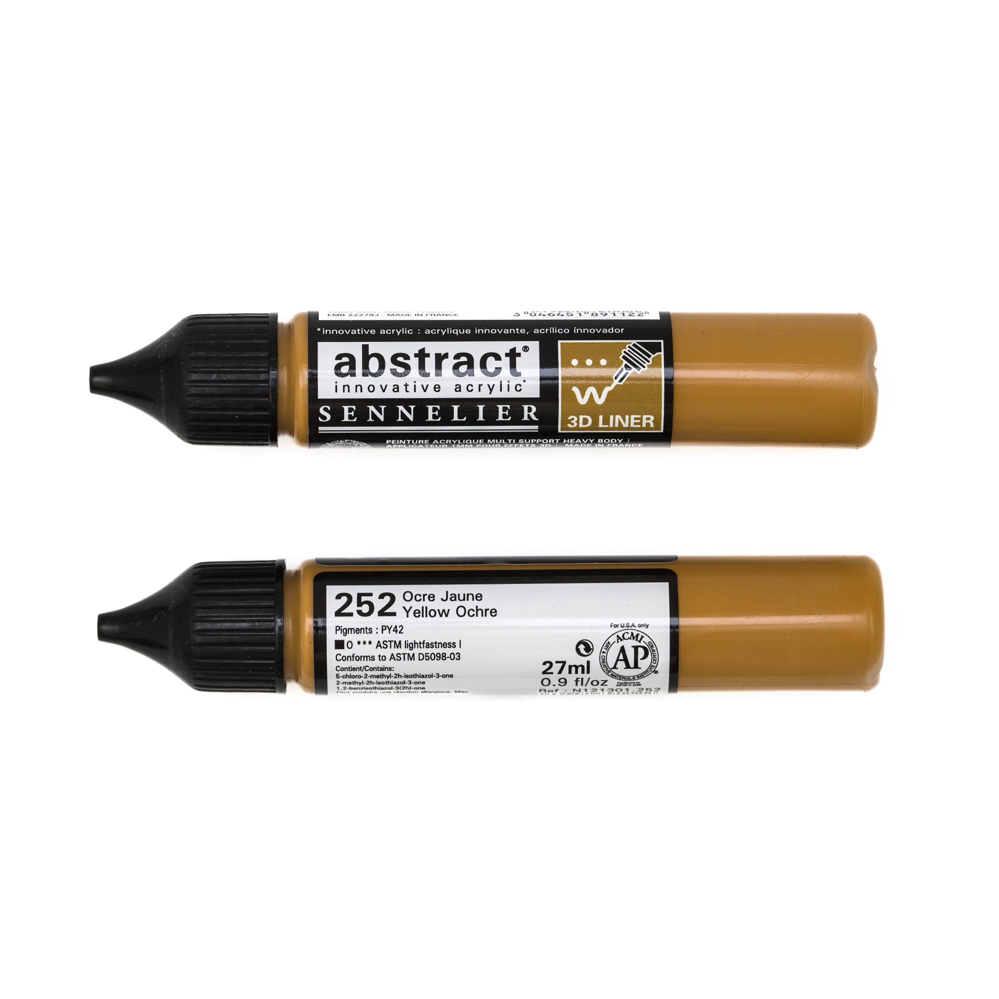Gorgeous Abstract Liner Acrylic Marker in Stunning Bright Yellow Green