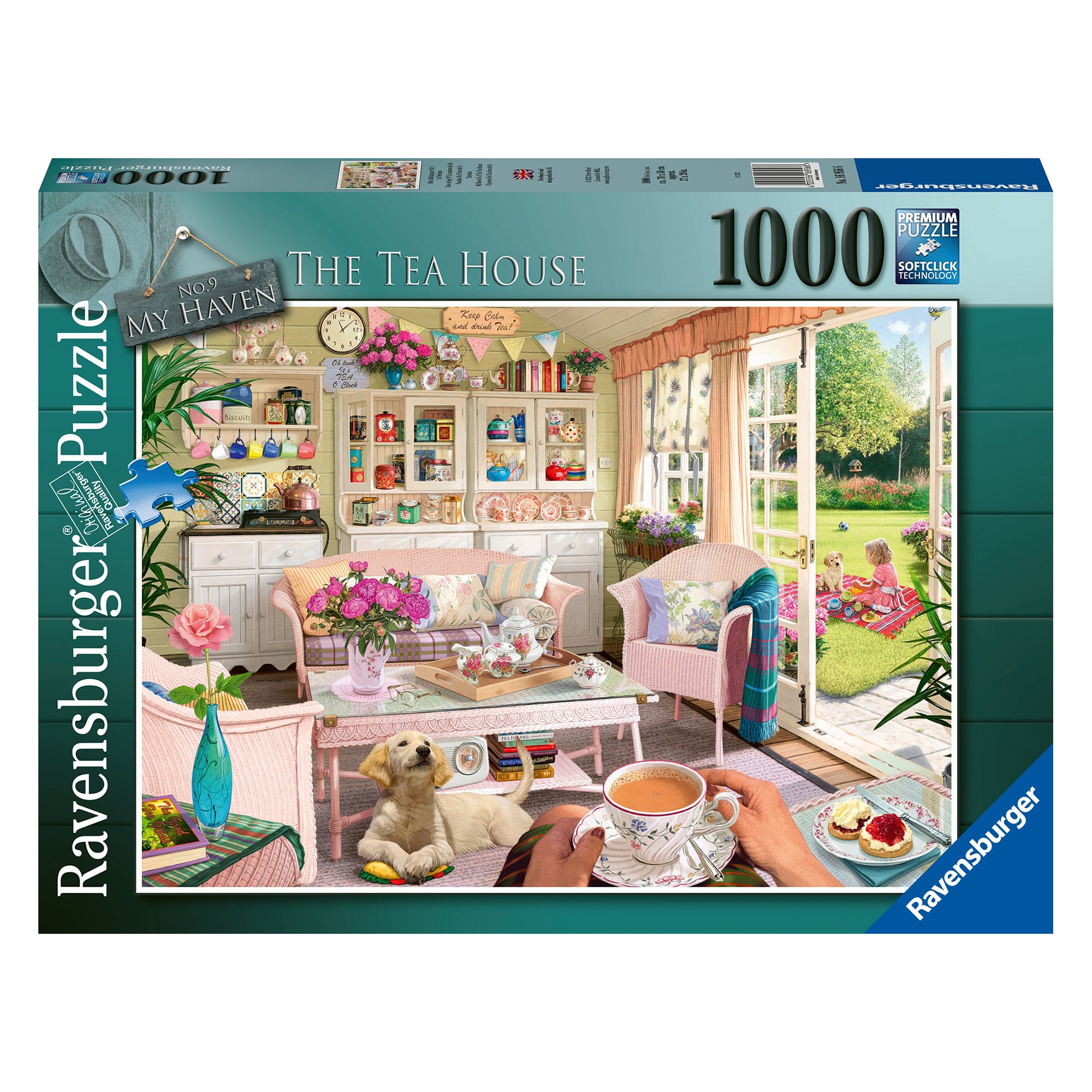 Ravensburger 1,000-Piece 'The Tea Shed' Puzzle - A Captivating Challenge!