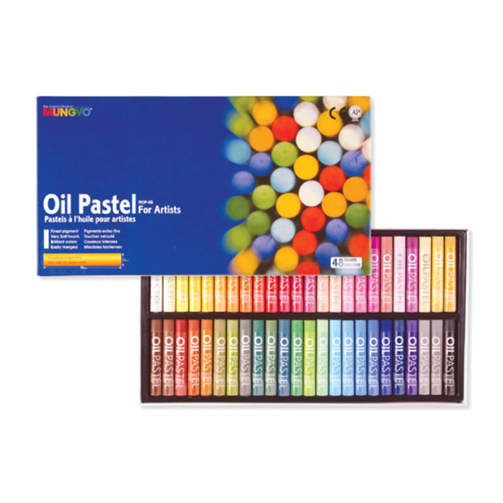 Mungyo 48-Pack Professional Artists' Oil Pastels - Unleash Your Creativity!