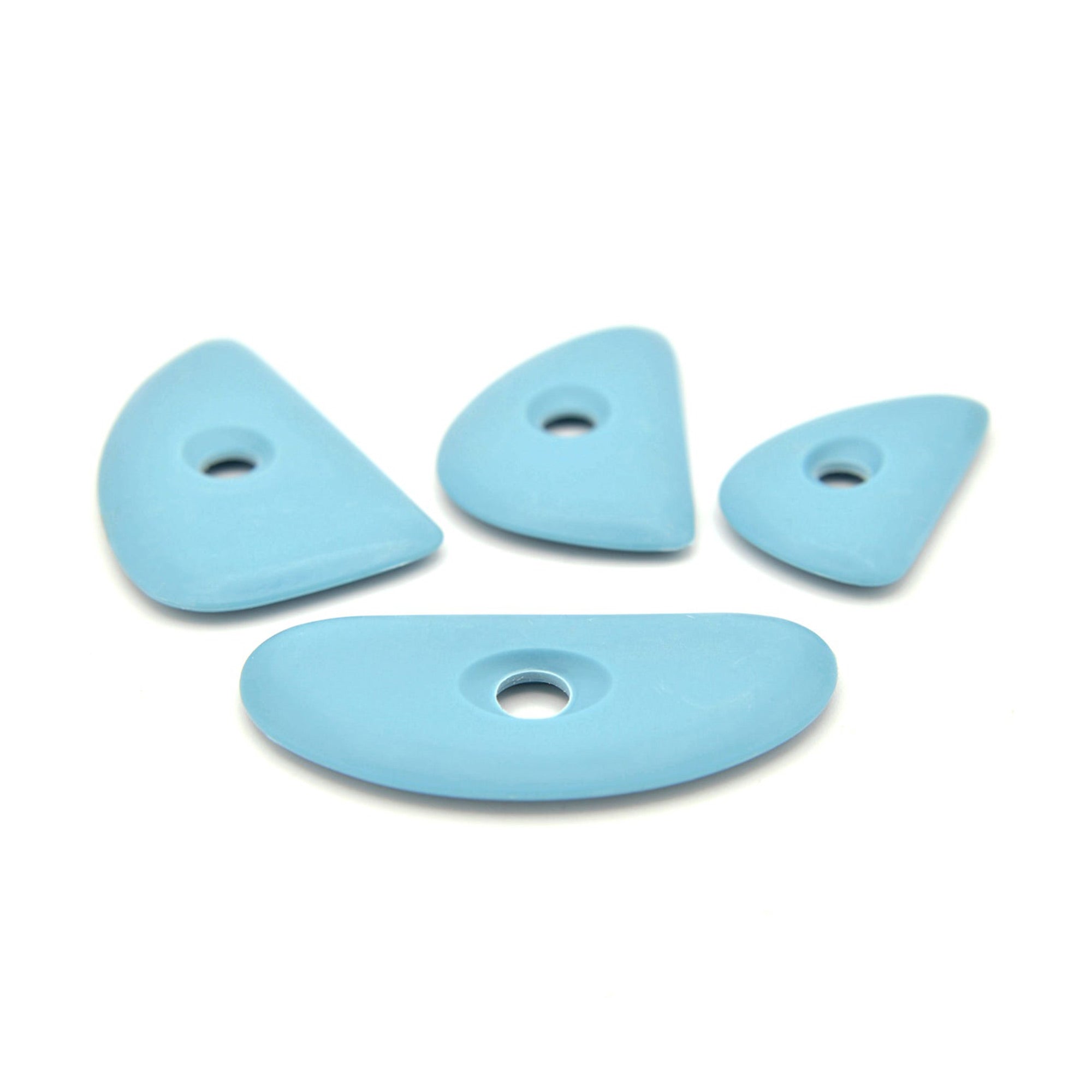 4-Piece Soft Silicone Rib Set: Your Ideal Clay Modelling Companion