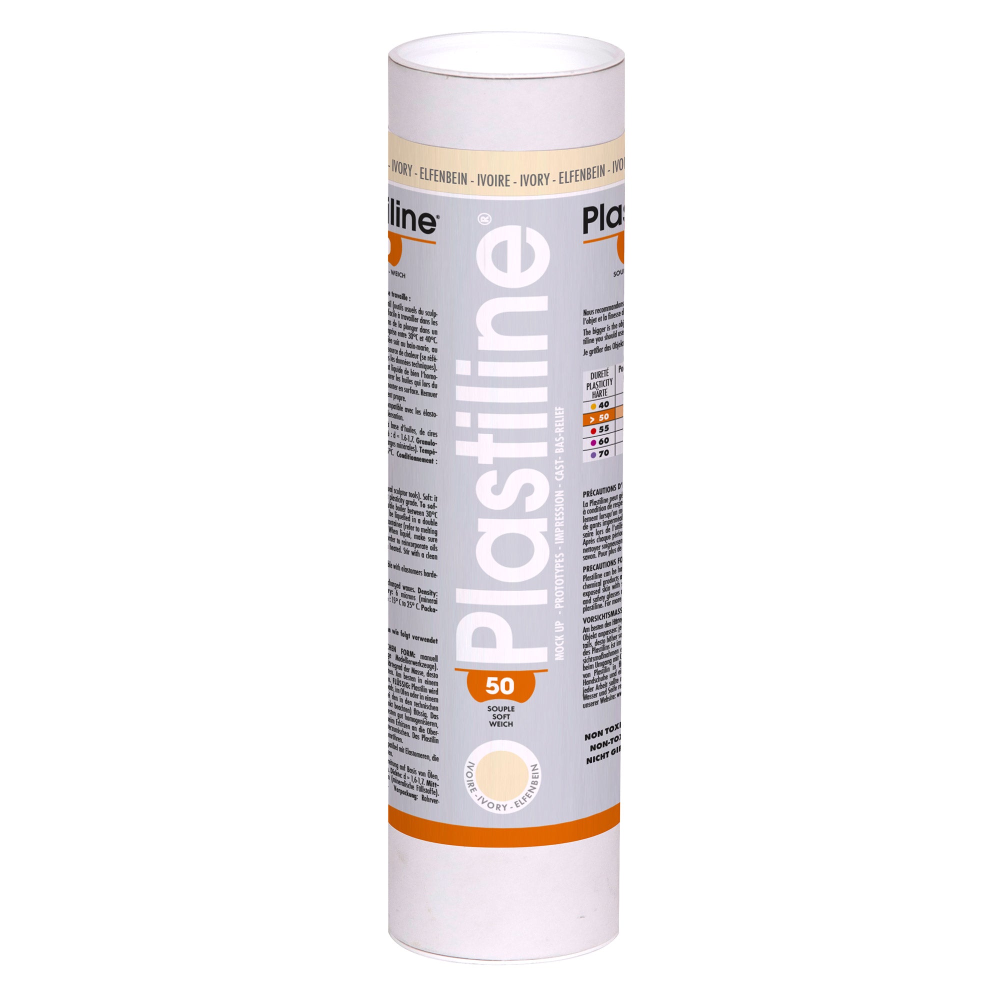 50 Hardness Plastiline - Stunning Light Grey