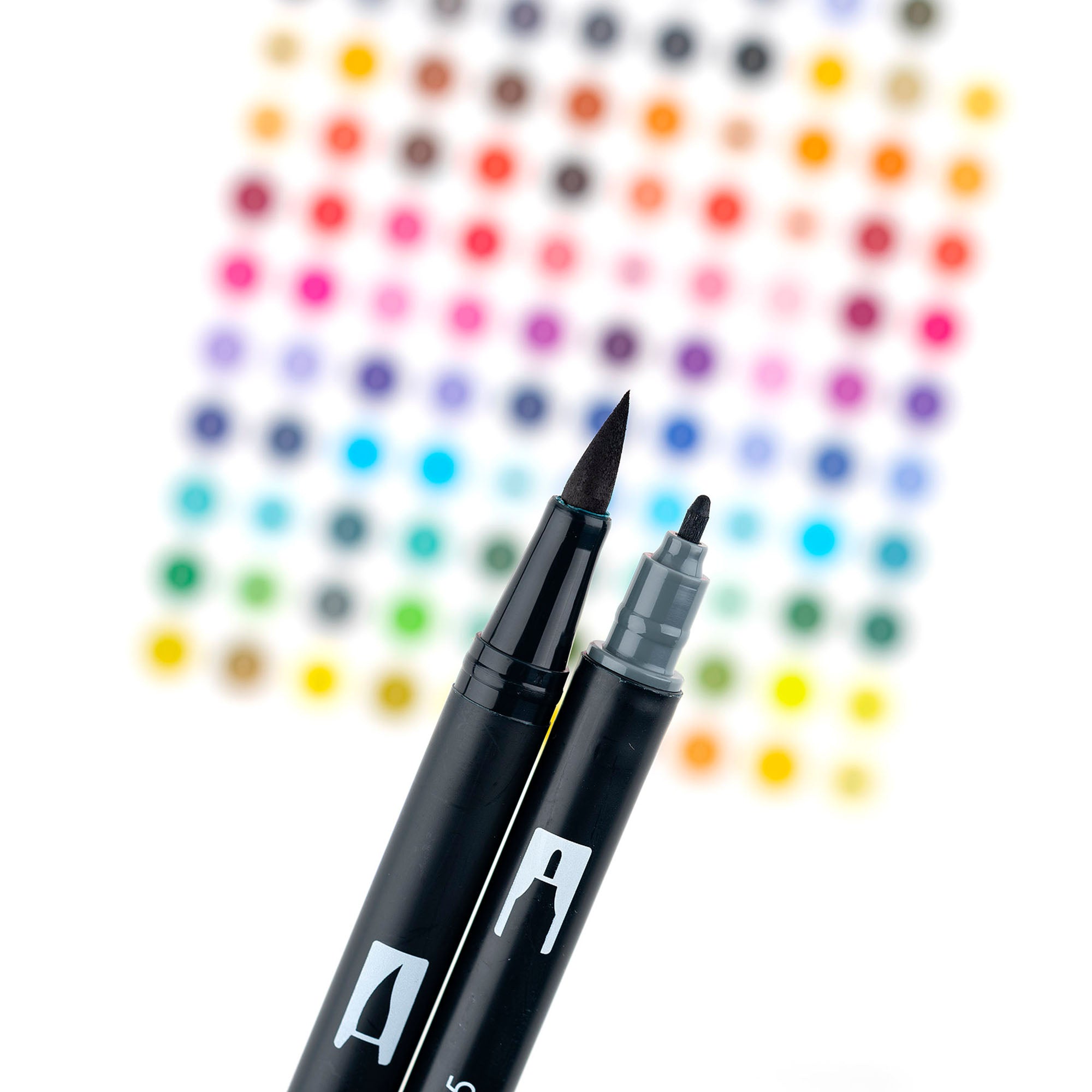Tombow 10-Pack Dual Brush Pens - Exquisite Grey Collection
