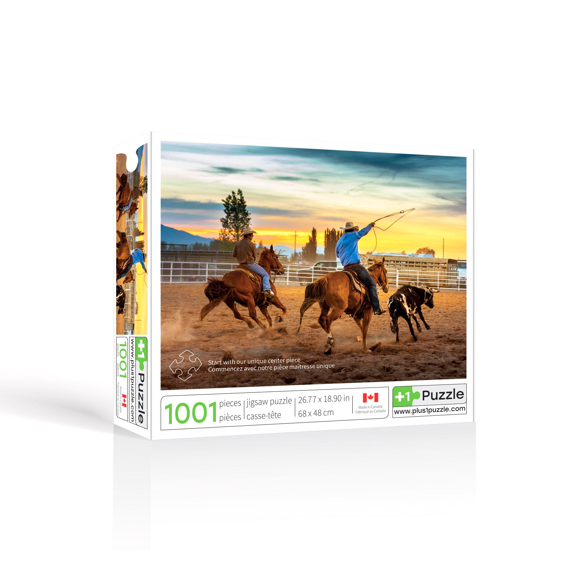 1,001-Piece Tie - Down Roping Puzzle: A Sustainable Challenge
