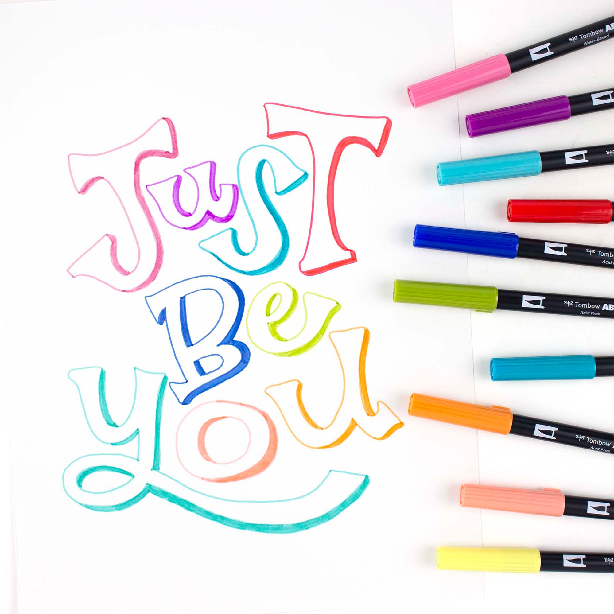 Tombow Retro 10-Pack Dual Brush Pens - Unleash Your Creativity!