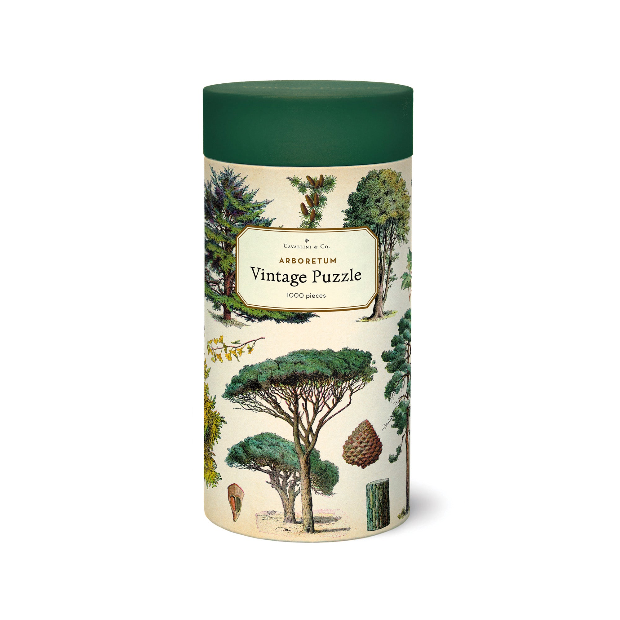1,000-Piece Arboretum Puzzle - A Vintage Delight