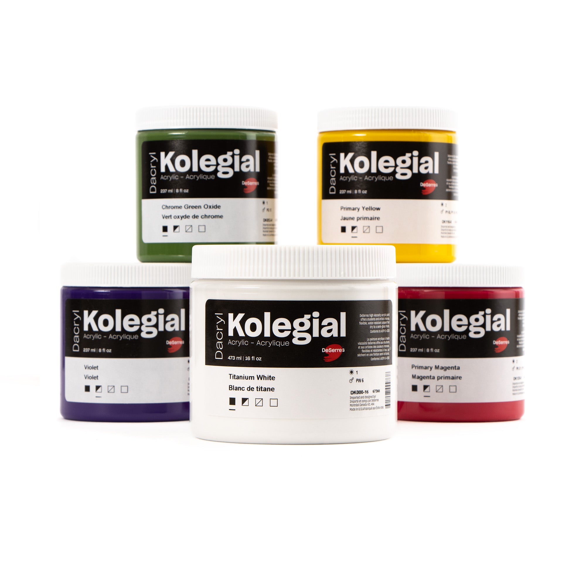 Dacryl Kolegial Acrylic: High - Viscosity Primary Cyan - A Stunning Painting Choice