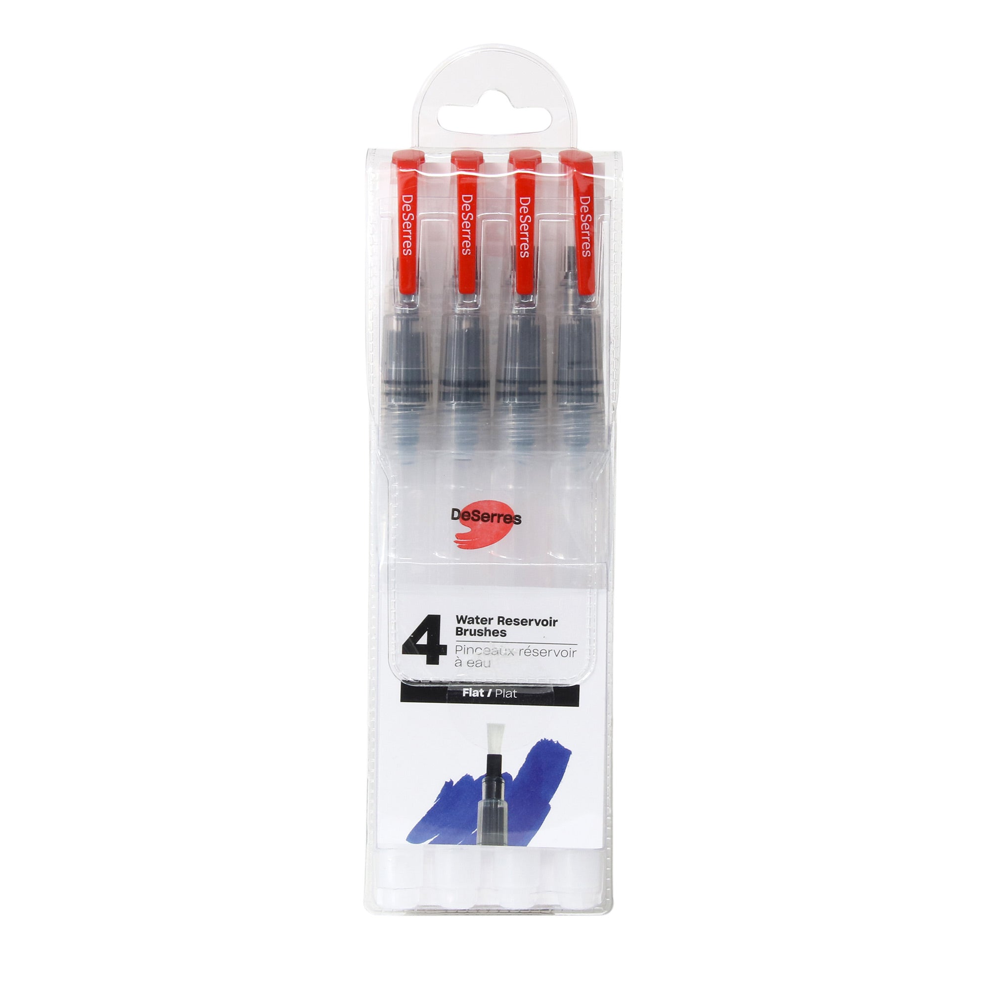 DeSerres 4-Pack Flat Water Reservoir Brushes