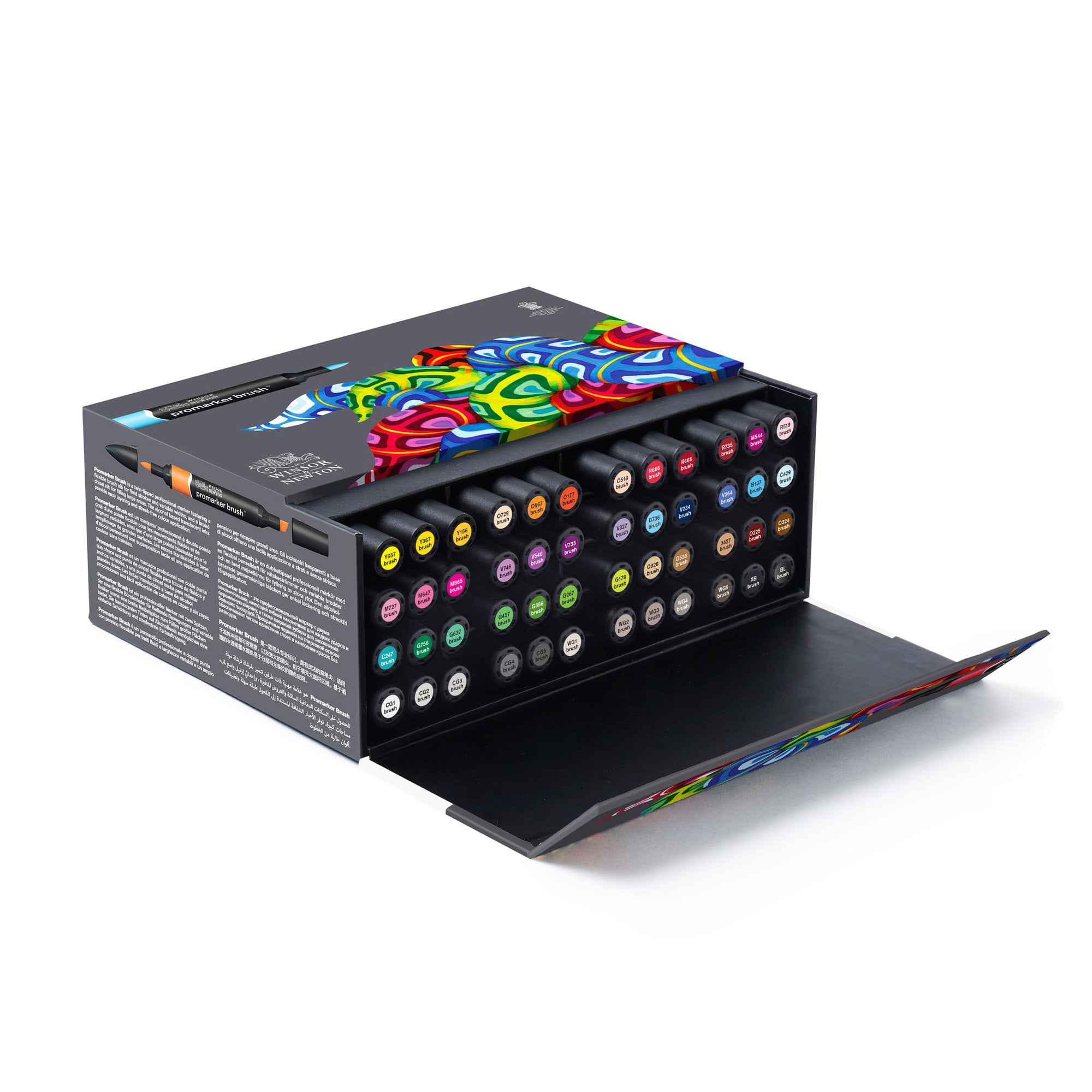48-Piece Double-Tip Promarker Marker Set - Essential Brush Collection