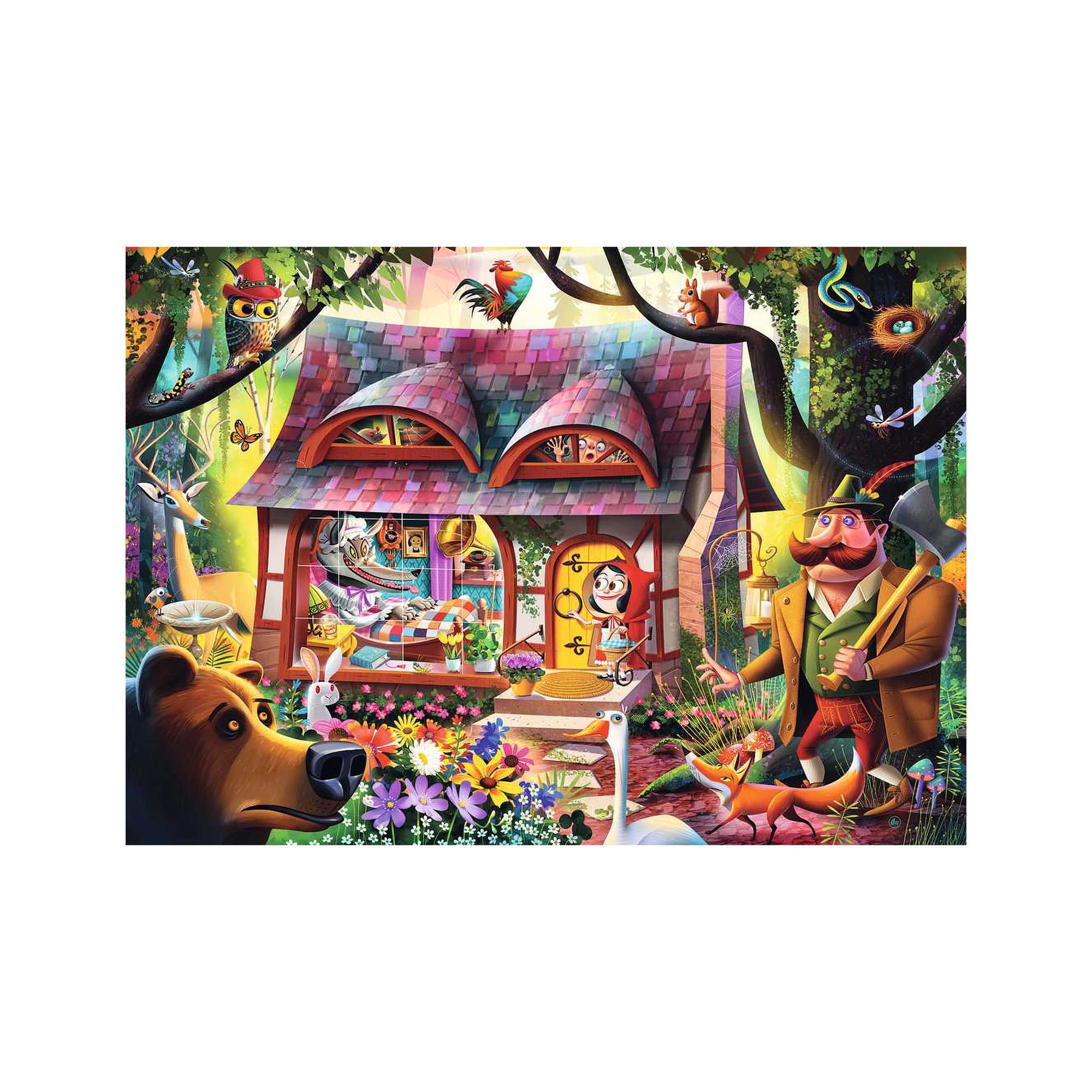 Enchanting 1,000-Piece Little Red Riding Hood Puzzle