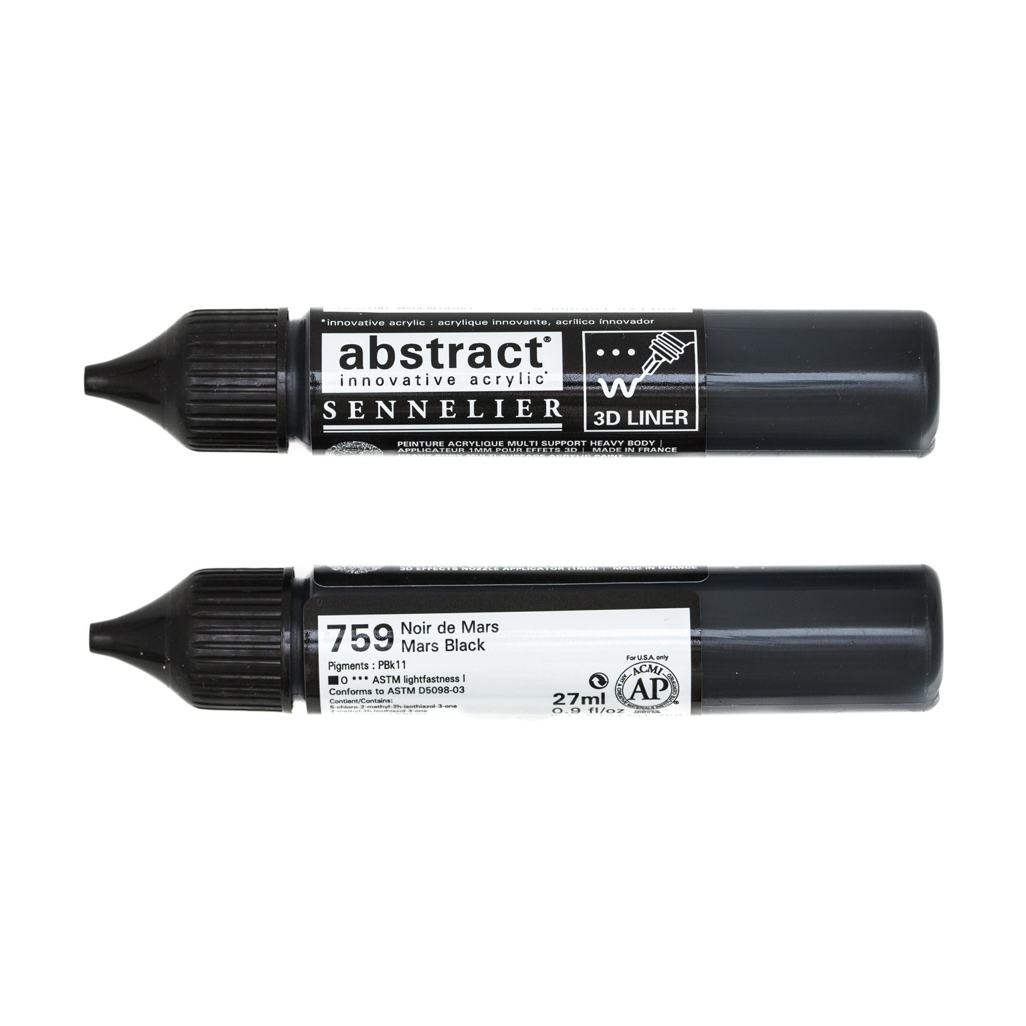 Gorgeous Abstract Liner Acrylic Marker in Stunning Bright Yellow Green