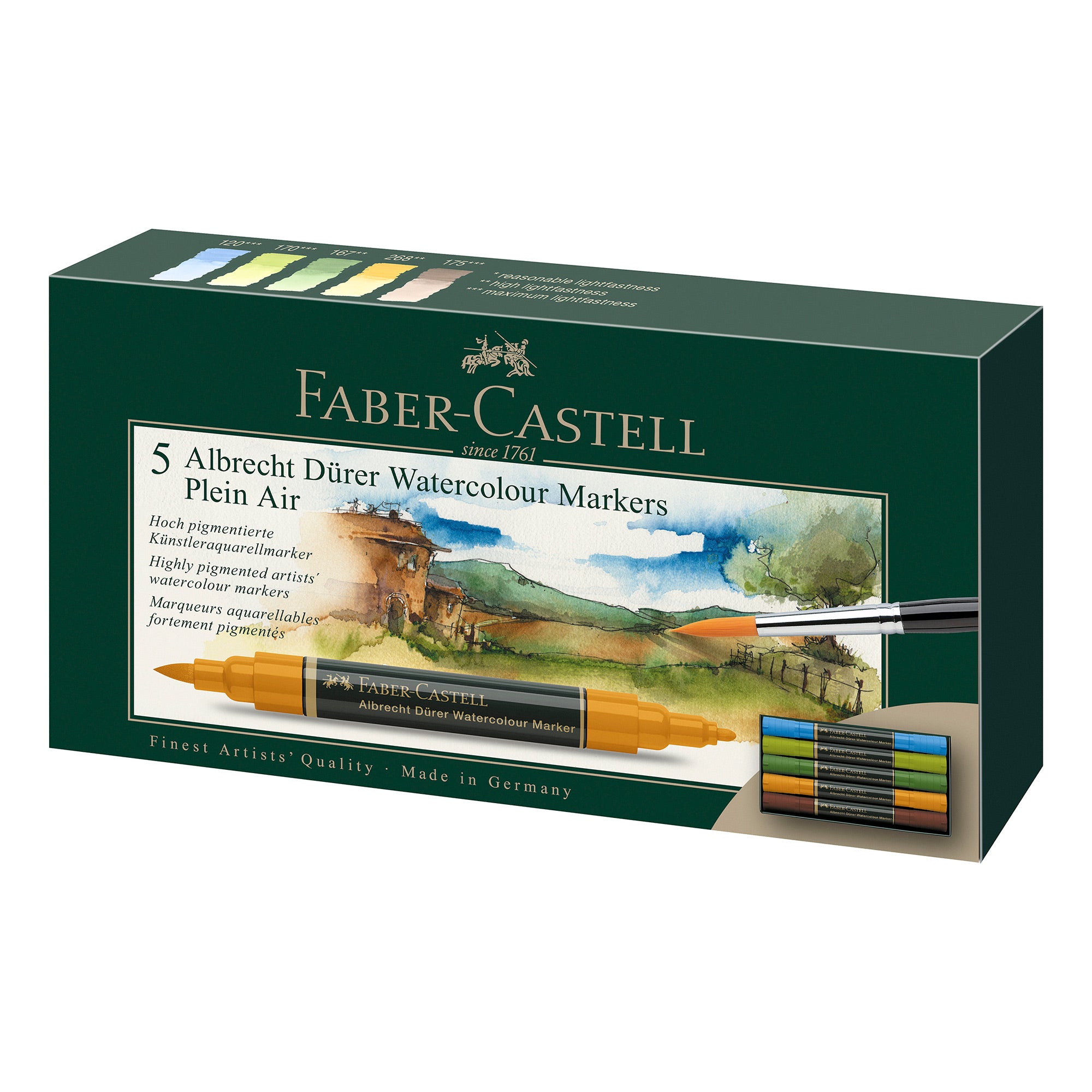 Get Your 5-Pack of Albrecht Dürer Plein Air Watercolour Markers Now!