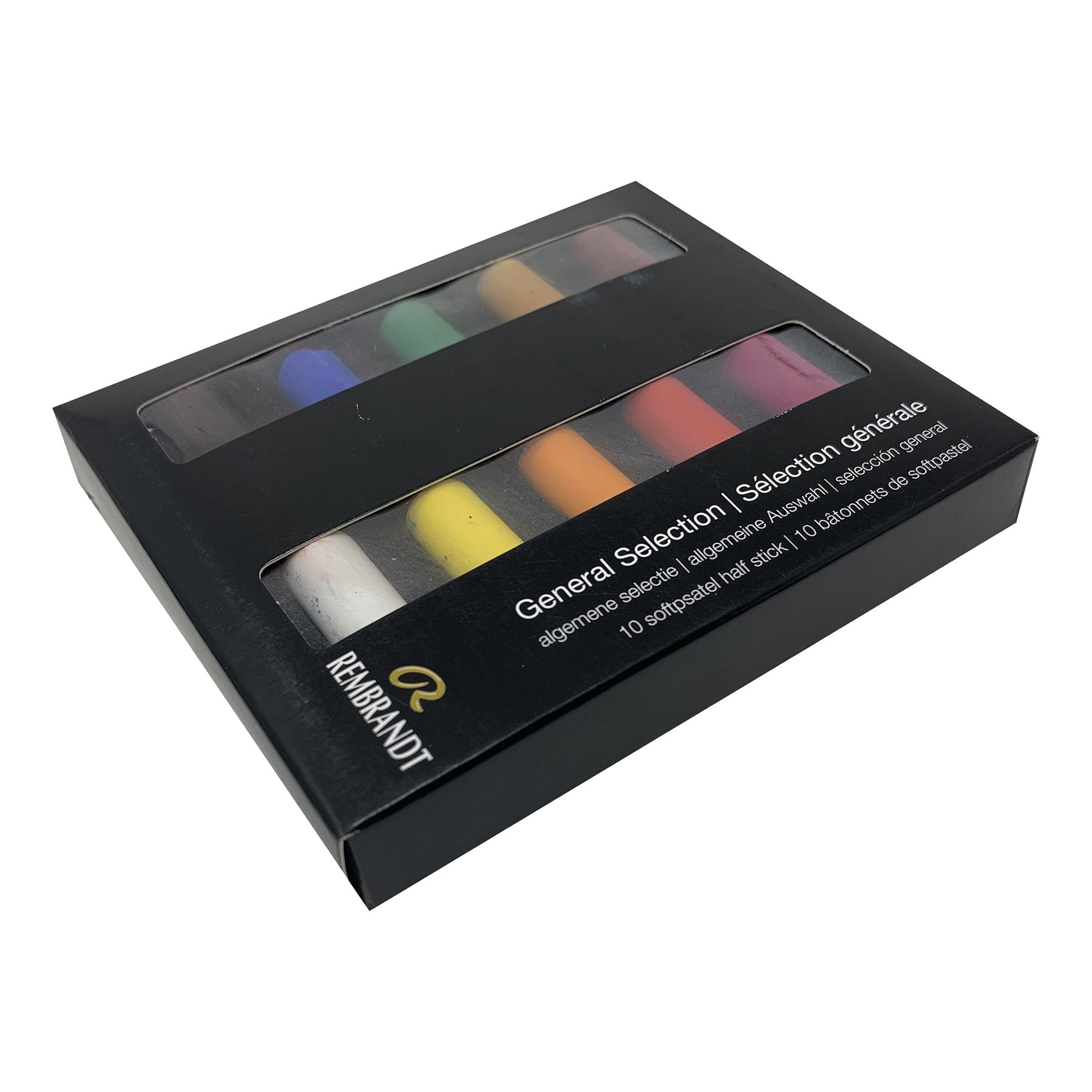 10-Pack Half Stick Soft Pastels in Assorted Colors - Unleash Your Creativity!