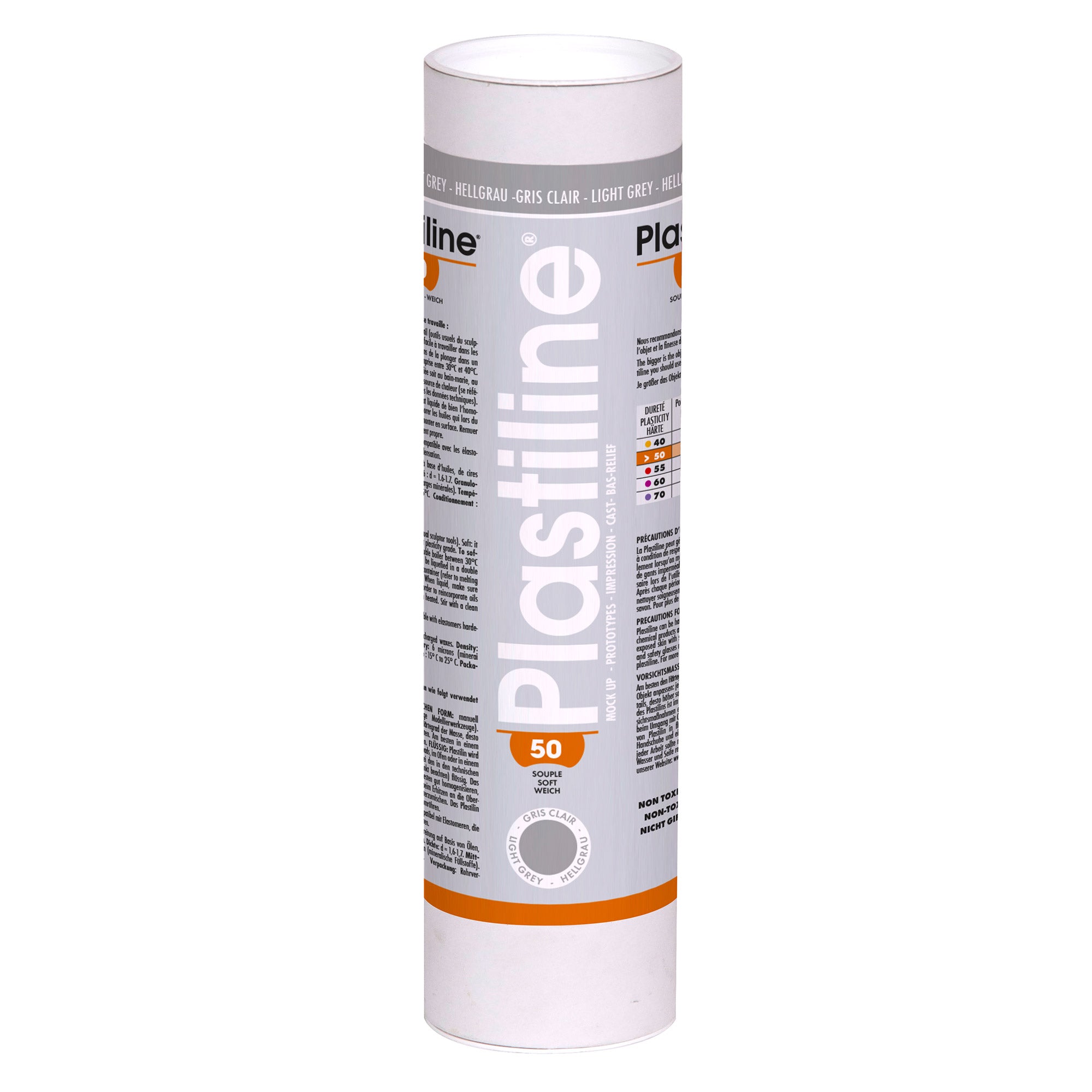 50 Hardness Plastiline - Stunning Light Grey