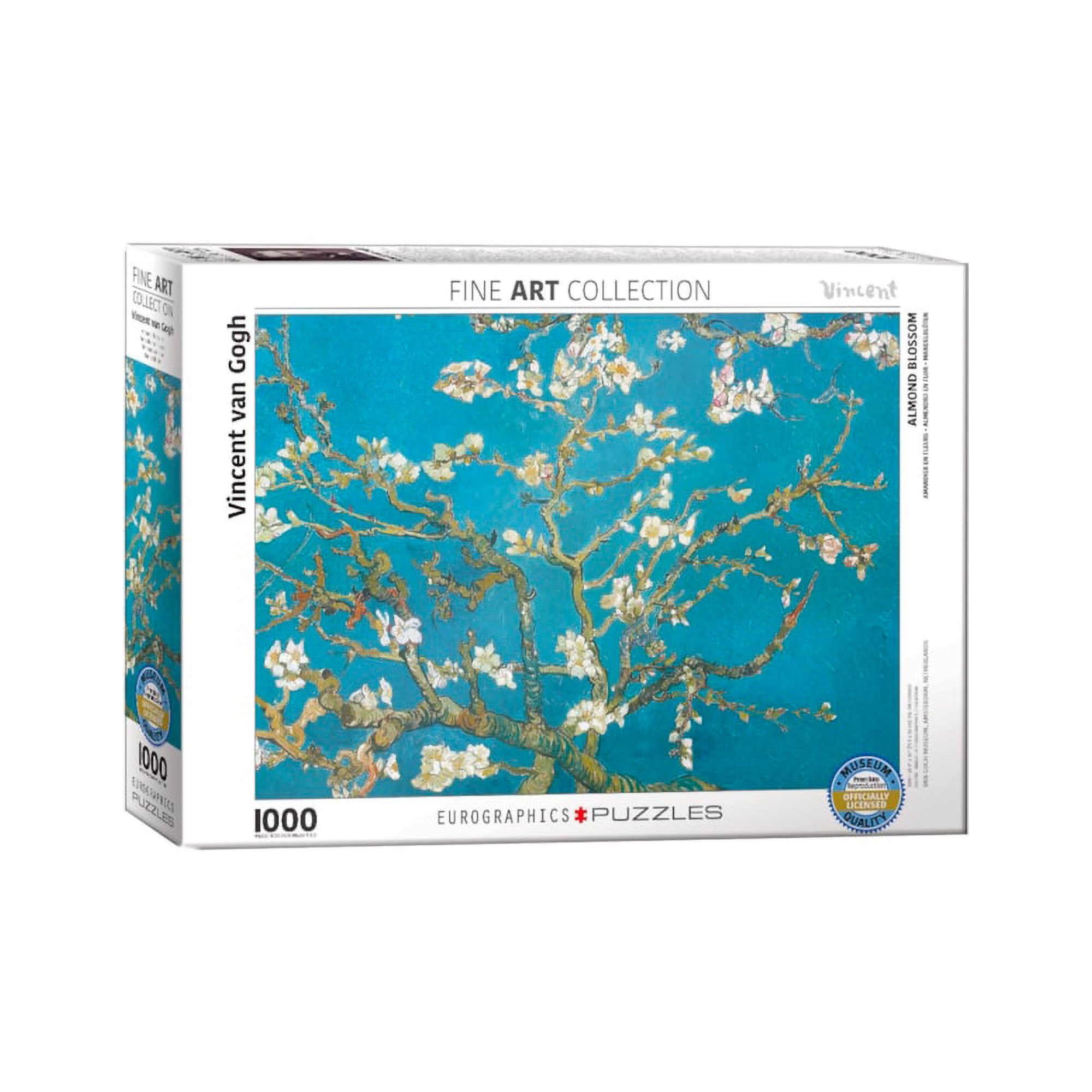 Vincent van Gogh's Almond Blossom 1,000-Piece Puzzle - A Fine Arts Masterpiece