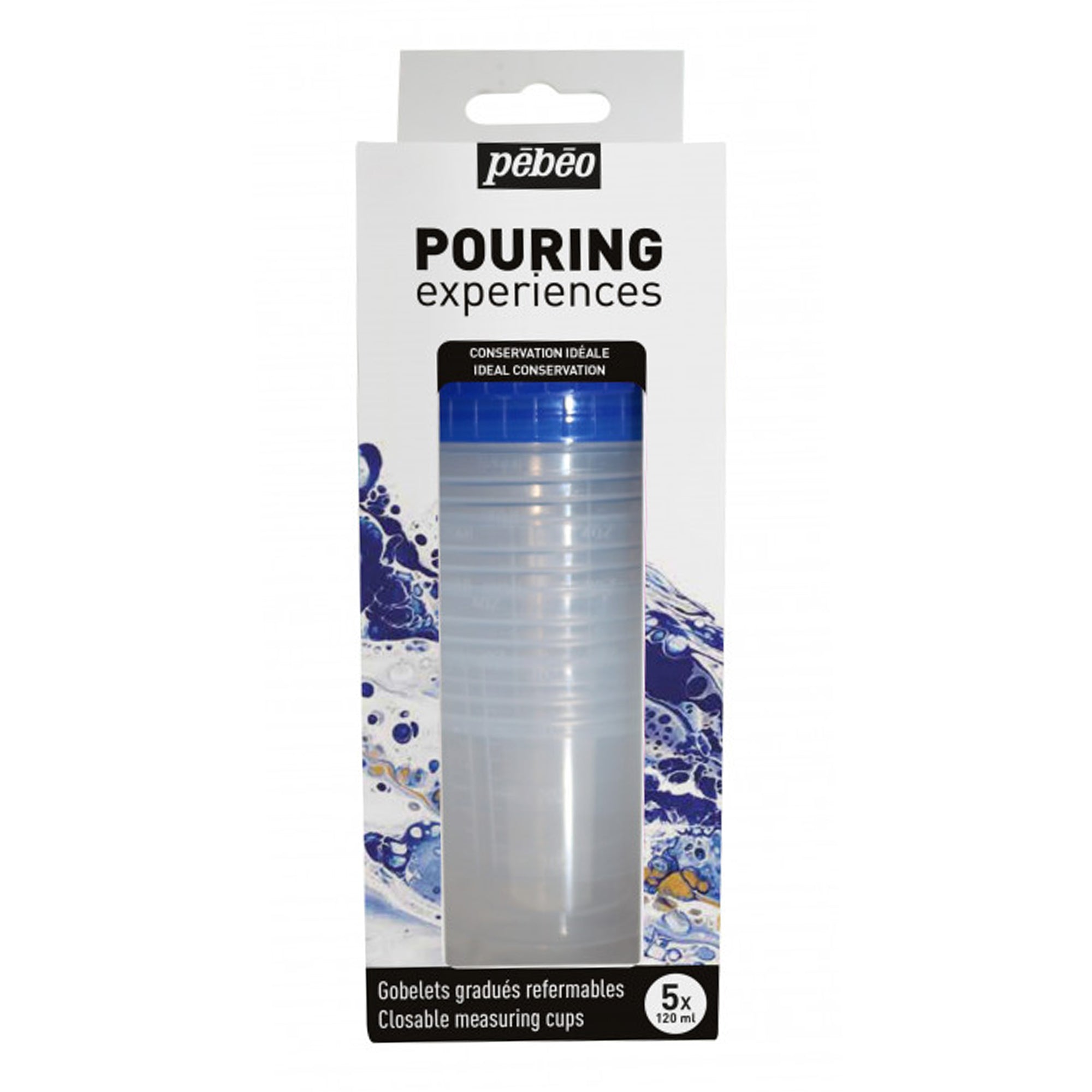 5-Pack Magic Pouring Measuring Cups - Unleash Your Creativity!