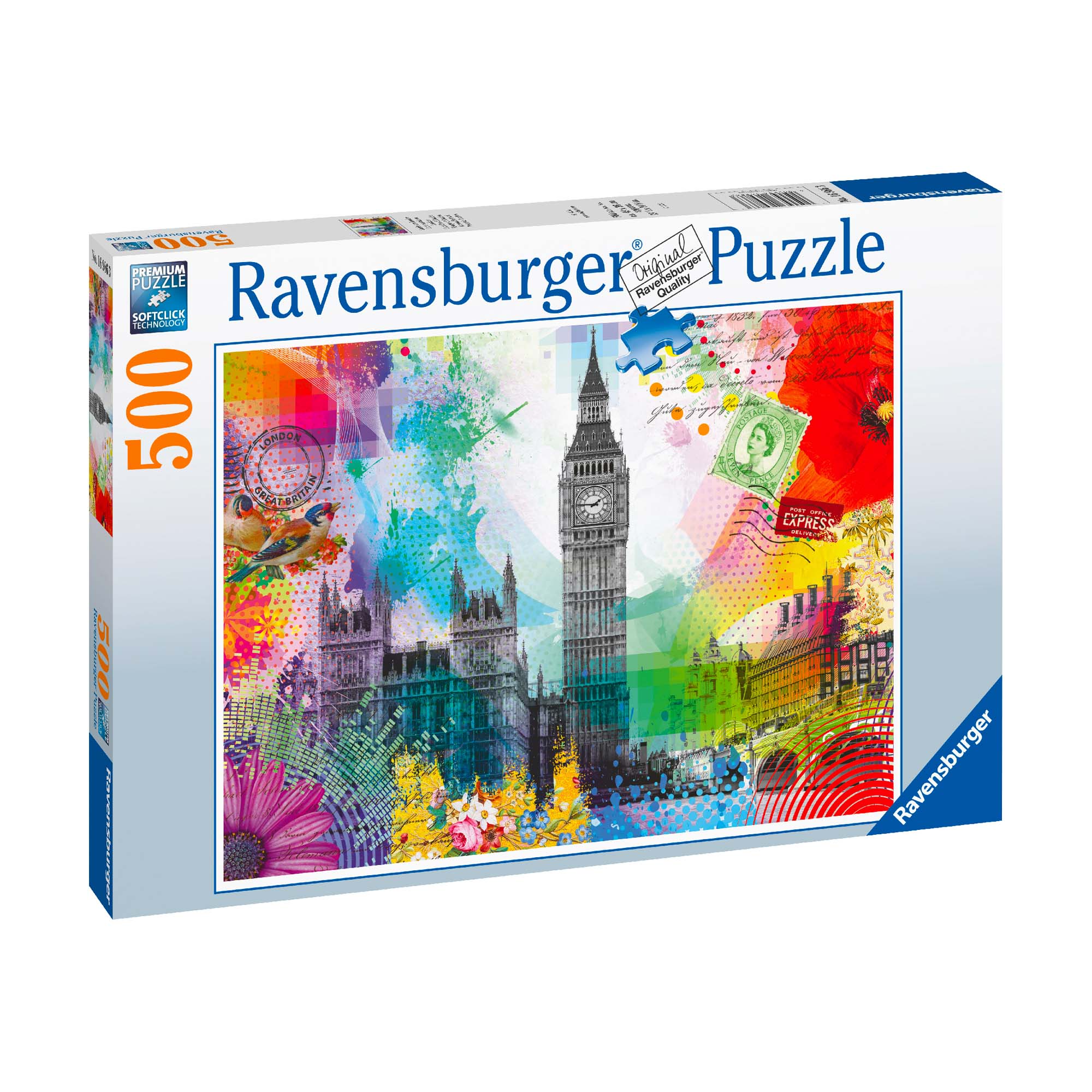 Ravensburger 500-Piece London Postcard Puzzle - Unleash Your Puzzle Passion!