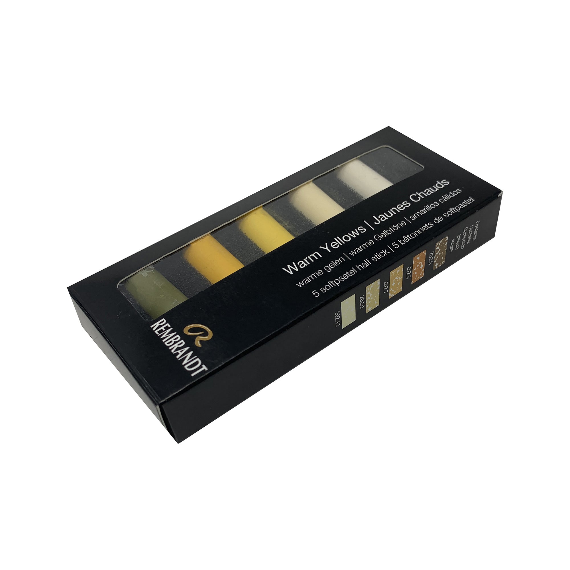 Irresistible 5-Pack Half Stick Soft Pastels in Warm Yellow