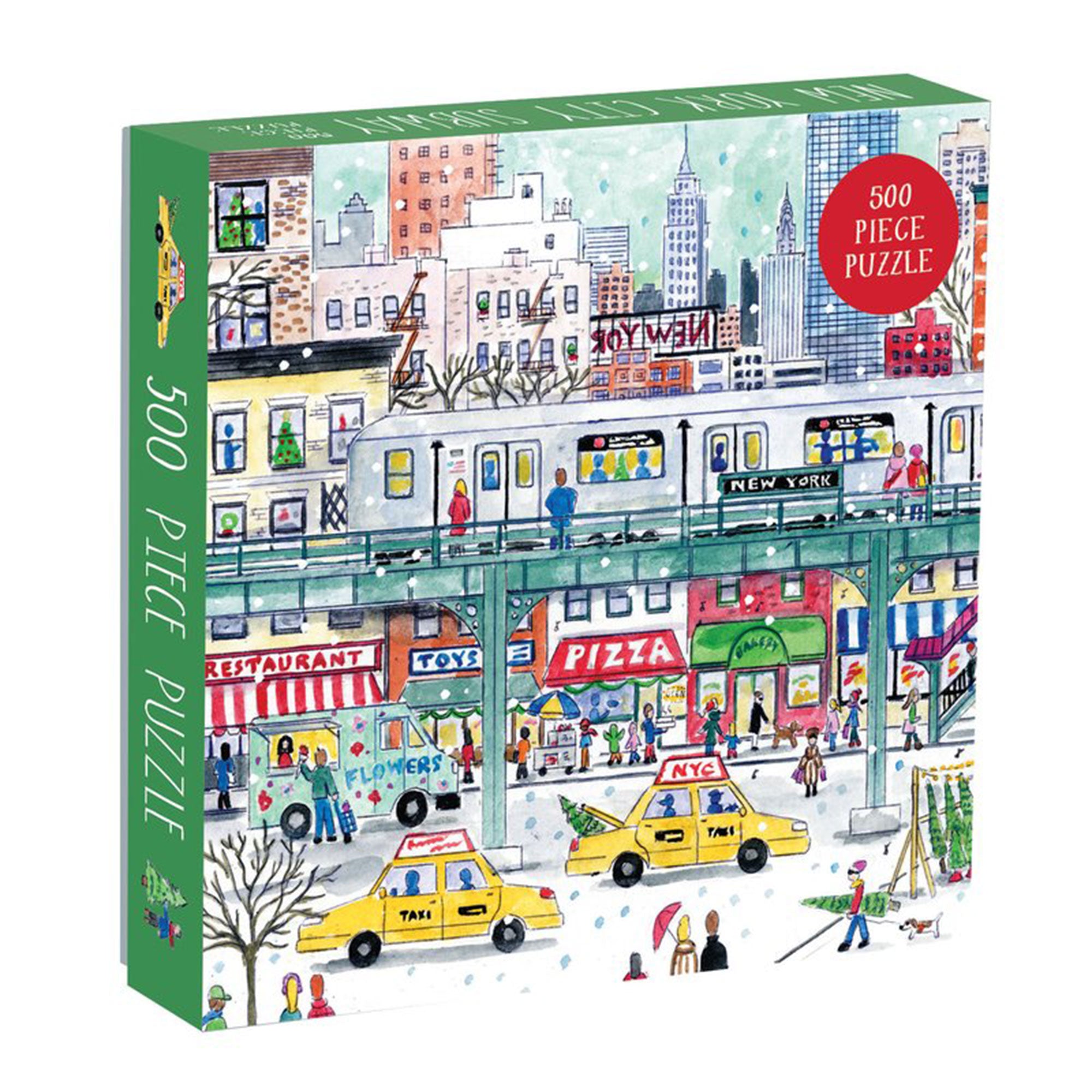 500-Piece New York City Subway Puzzle - A Captivating Family Adventure