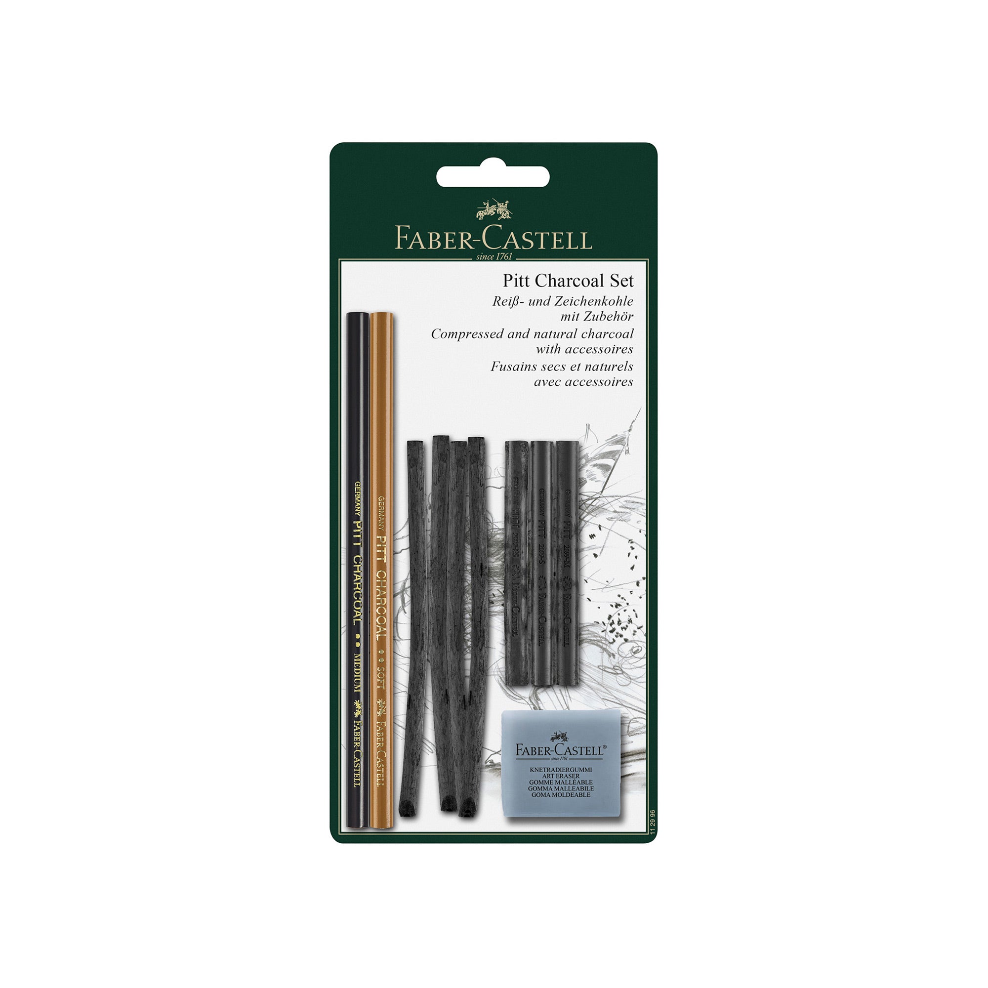 PITT 10-Piece Charcoal Art Set - Unleash Your Creativity!