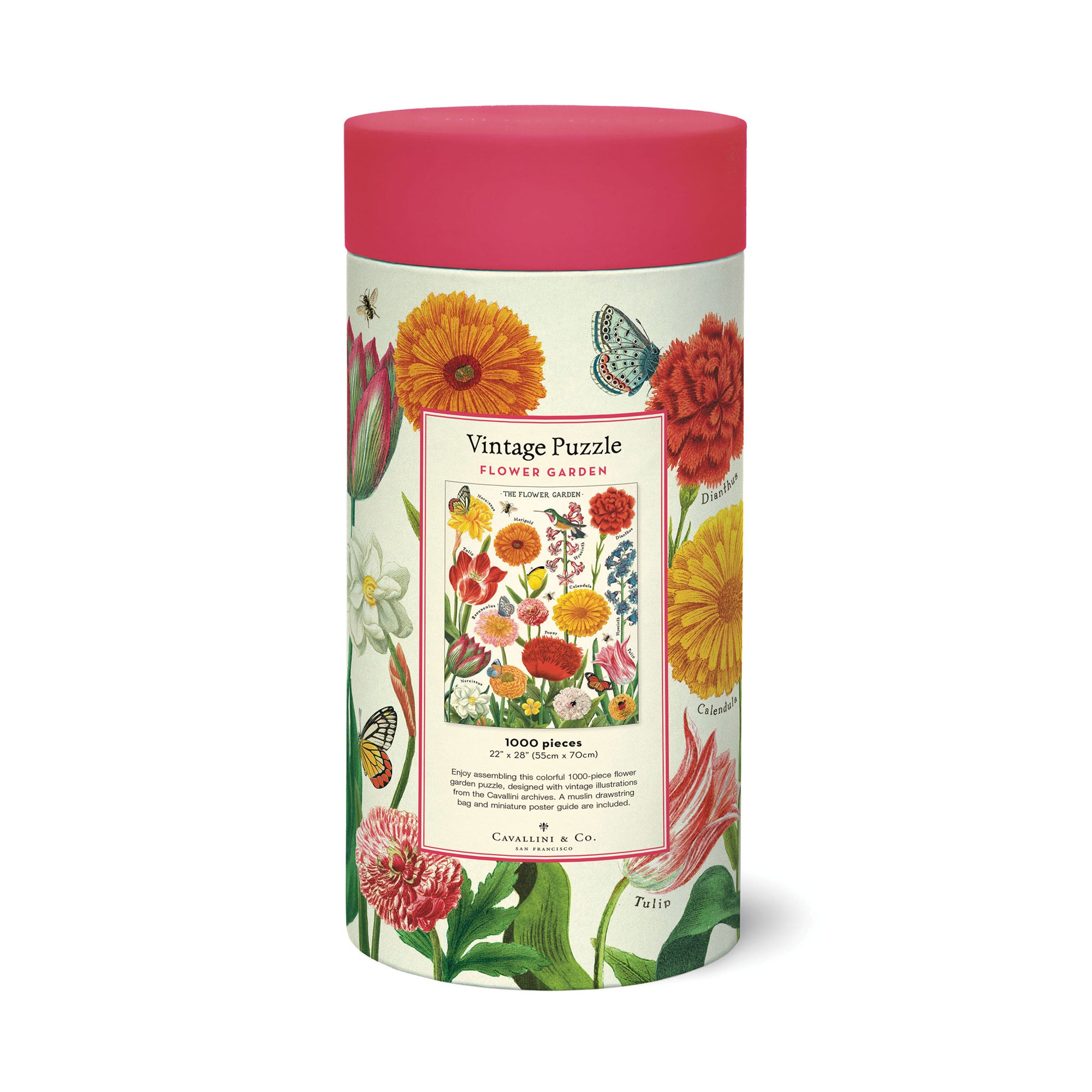 Enchanting 1000-Piece Vintage Flower Garden Puzzle