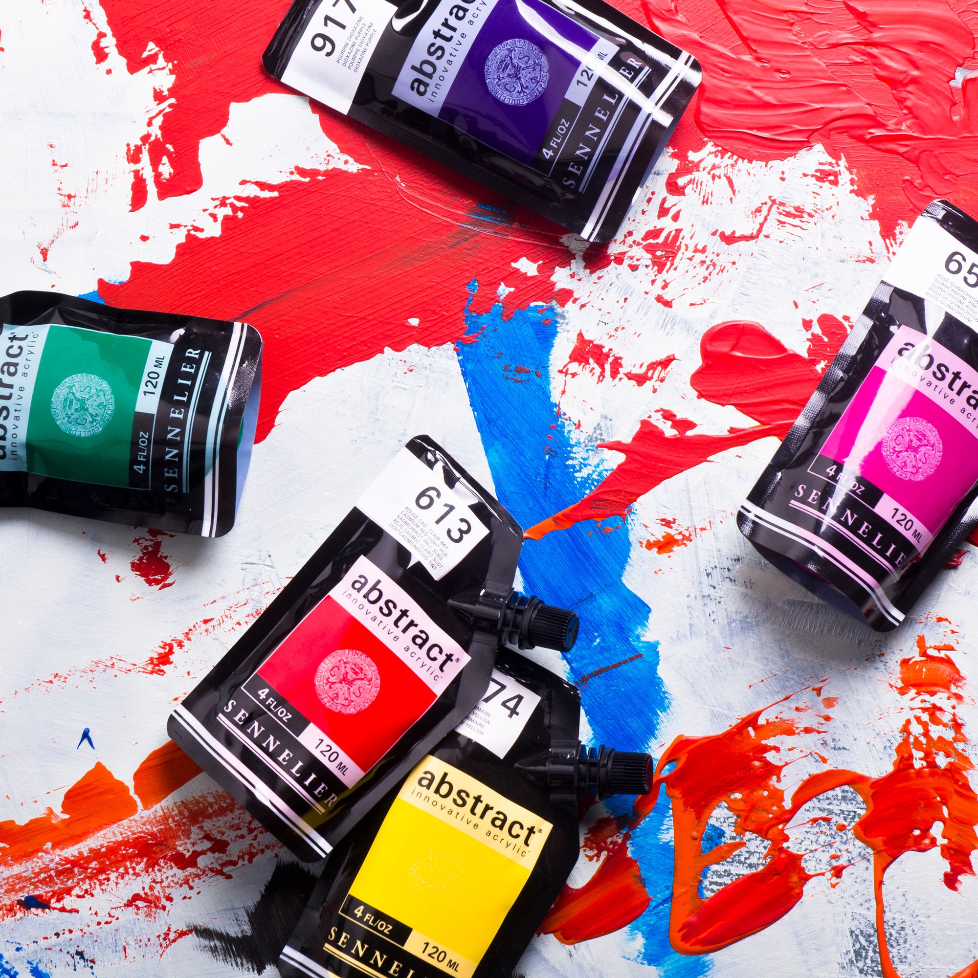 Stunning Abstract Acrylic: High Viscosity Neutral Grey - A Must-Have!