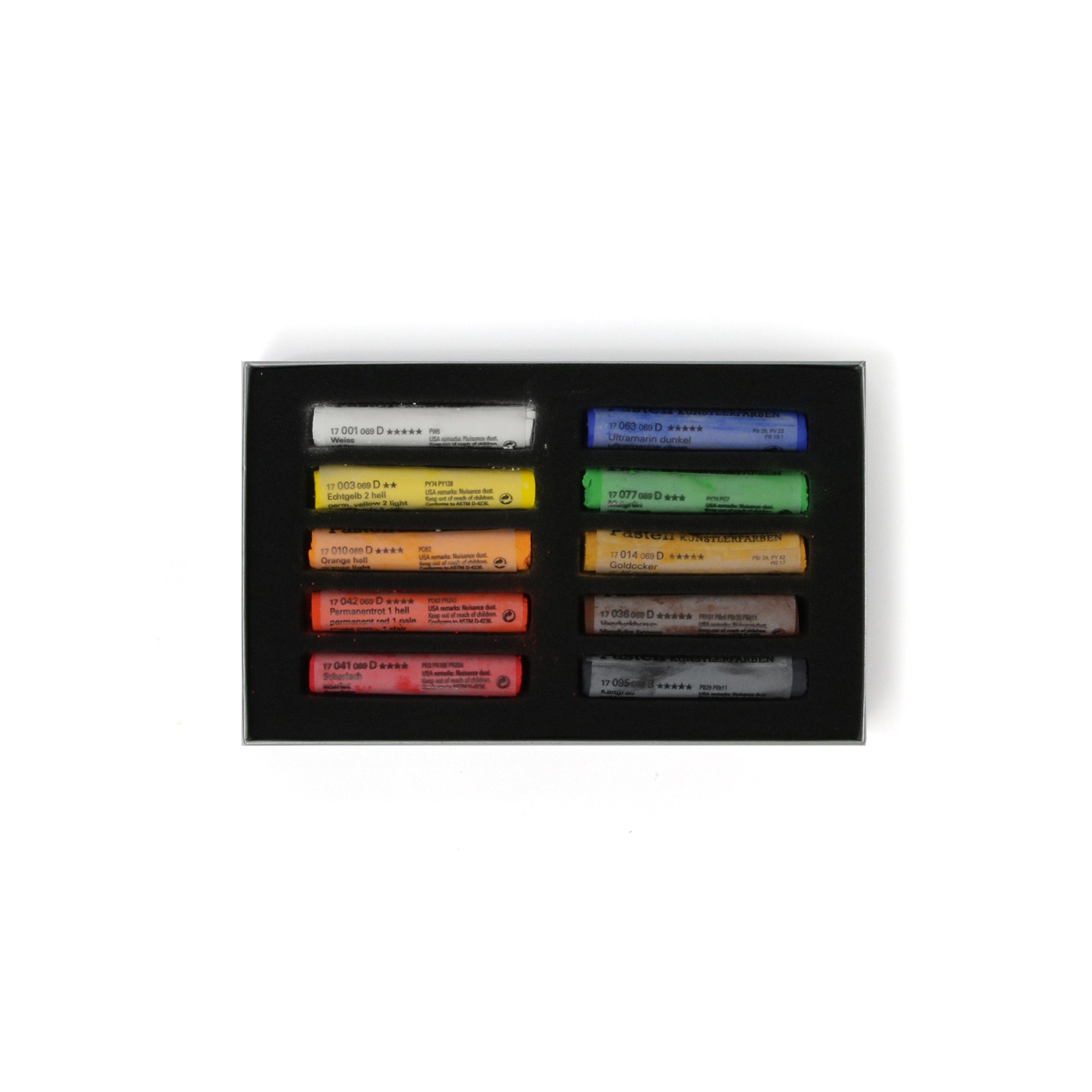 10-Pack Premium Extra Soft Artists' Pastels - Unleash Your Creativity!