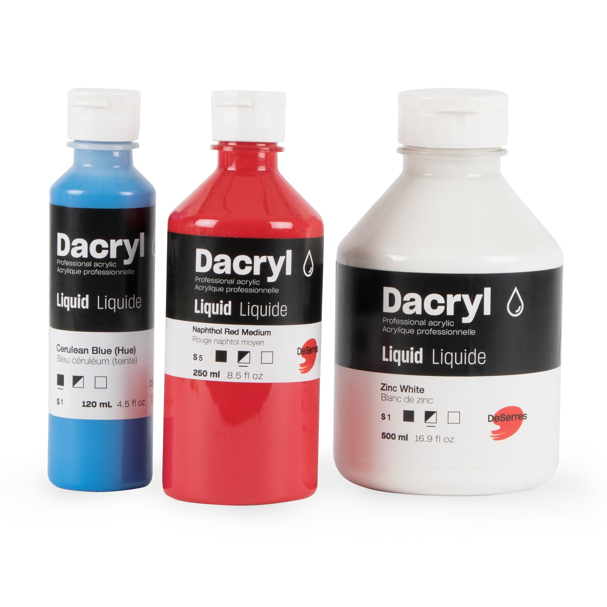 Dacryl Professional Liquid Acrylic: Low Viscosity - Stunning Mars Black