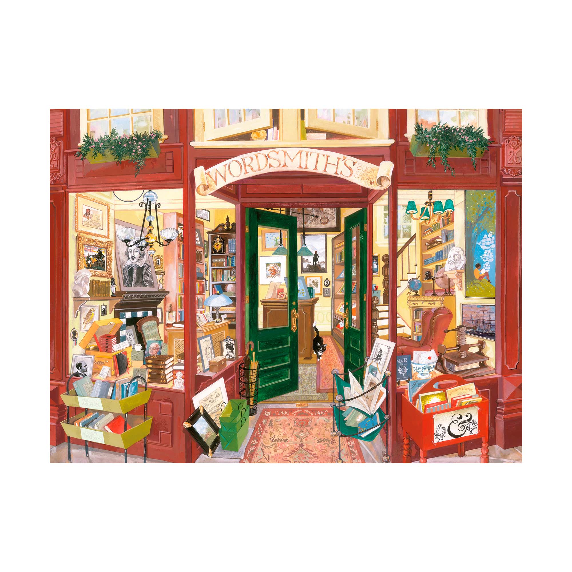 Wordsmith's Bookshop 1,500-Piece Puzzle - A Captivating Challenge!