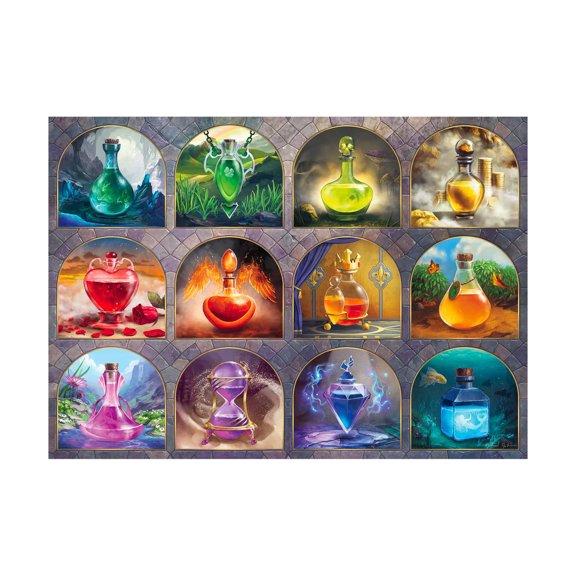 Enchanting 1,000-Piece Magical Potions Puzzle