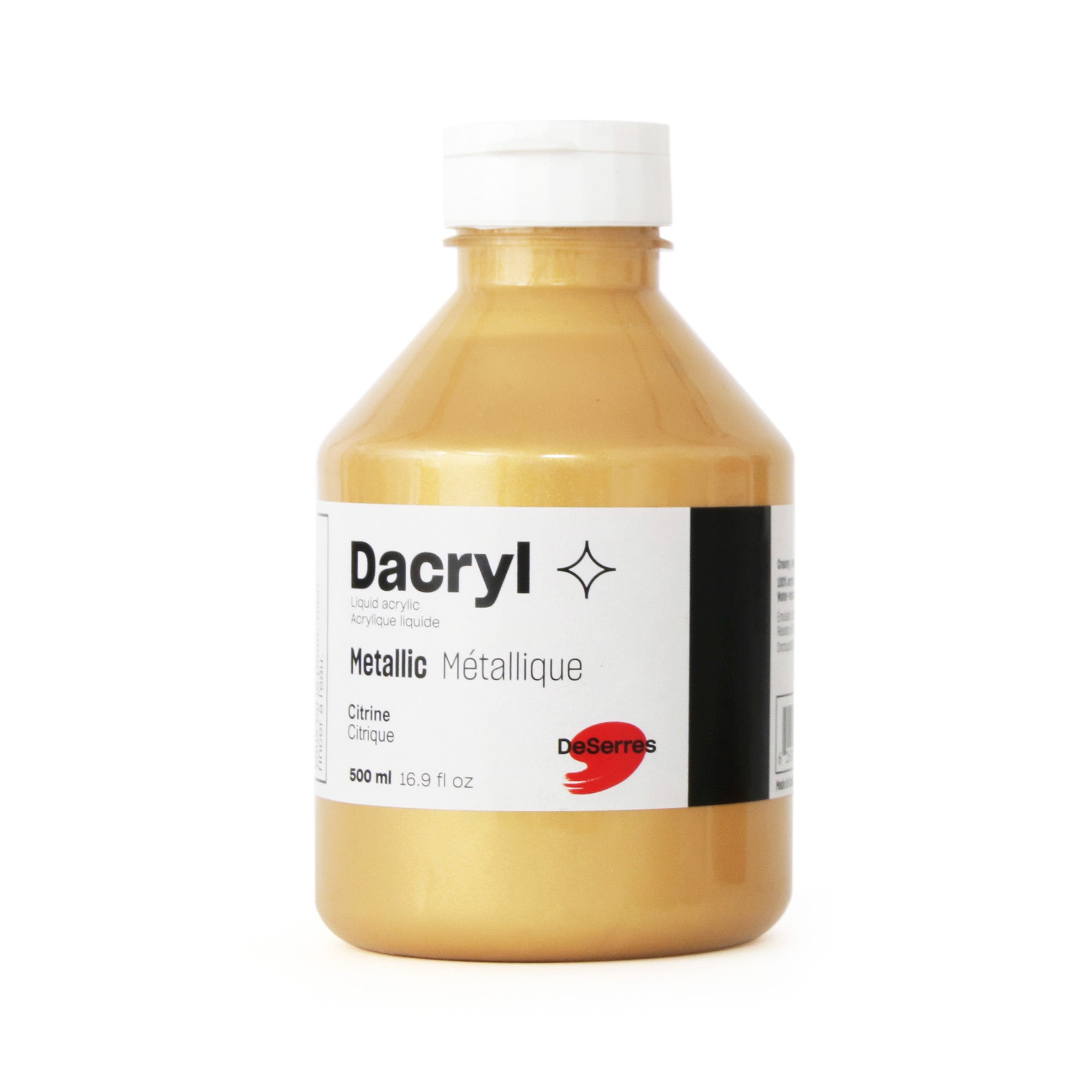 Dacryl Metallic Acrylic: Ignite Your Creativity with Low - Viscosity Opale De Feu, 500 ml