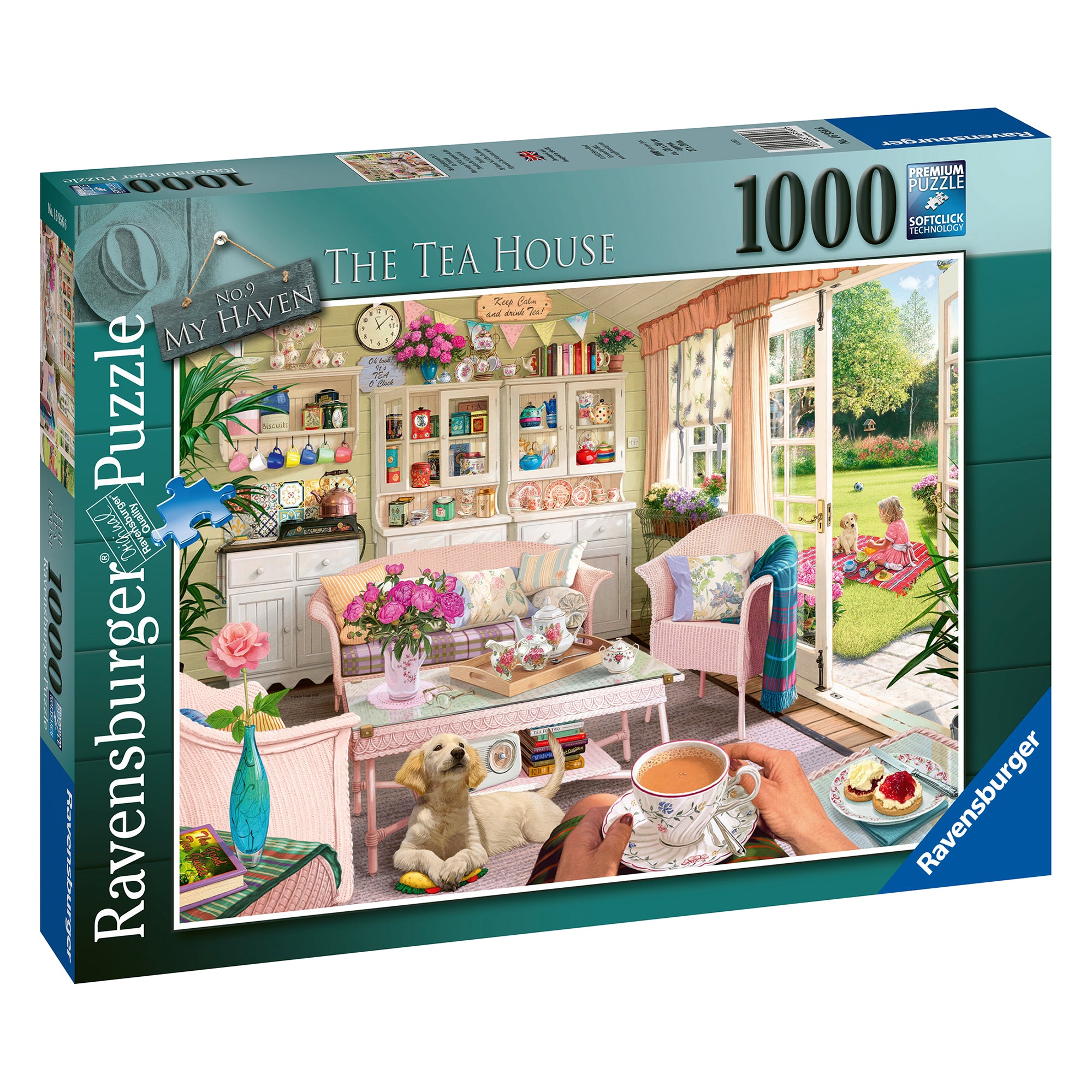 Ravensburger 1,000-Piece 'The Tea Shed' Puzzle - A Captivating Challenge!