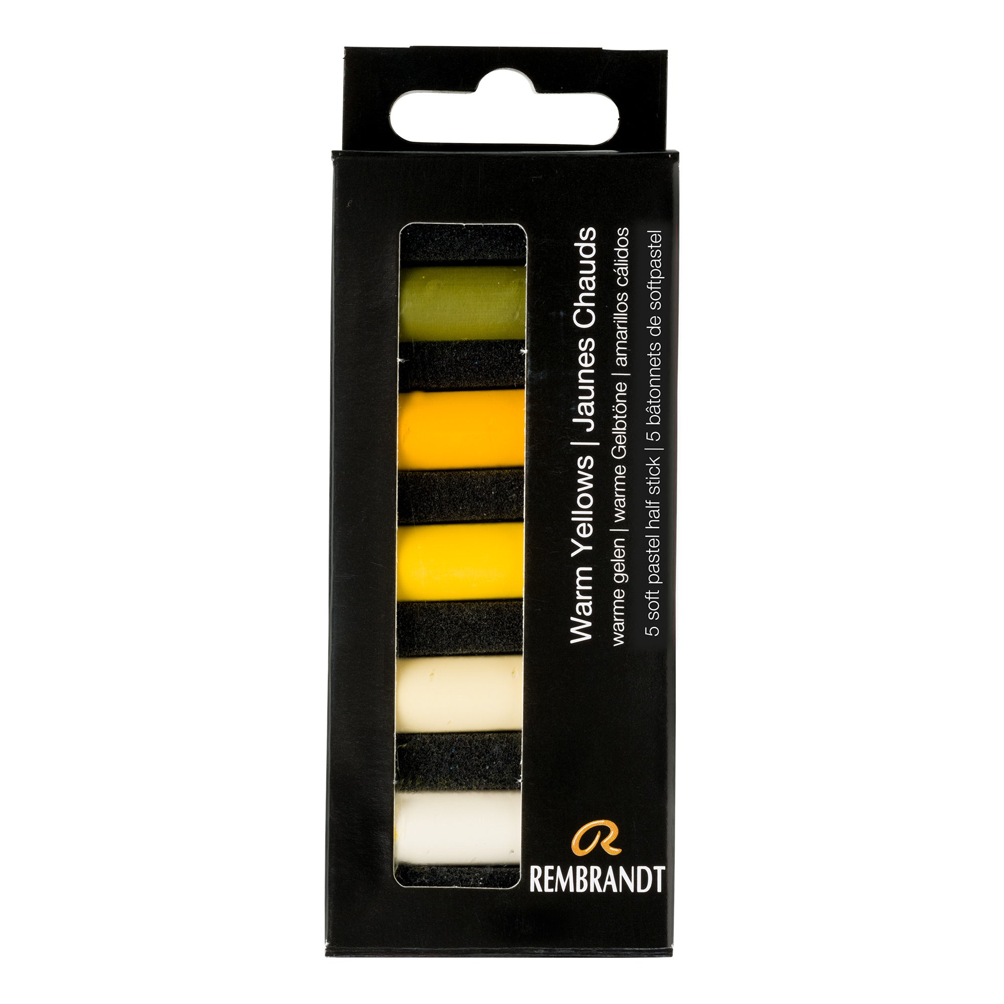 Irresistible 5-Pack Half Stick Soft Pastels in Warm Yellow