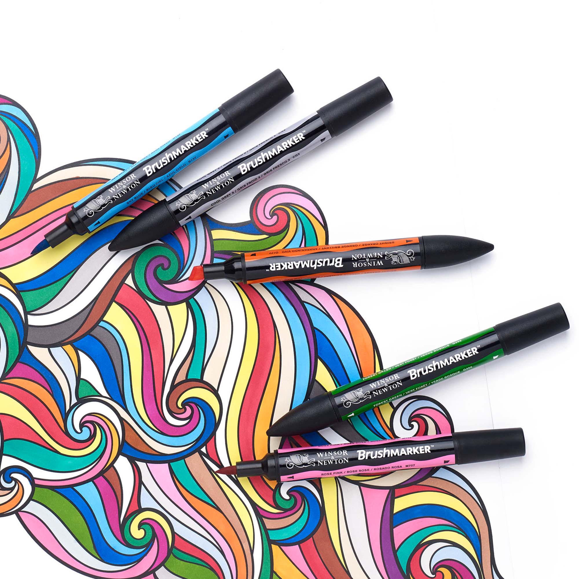 48-Piece Double-Tip Promarker Marker Set - Essential Brush Collection
