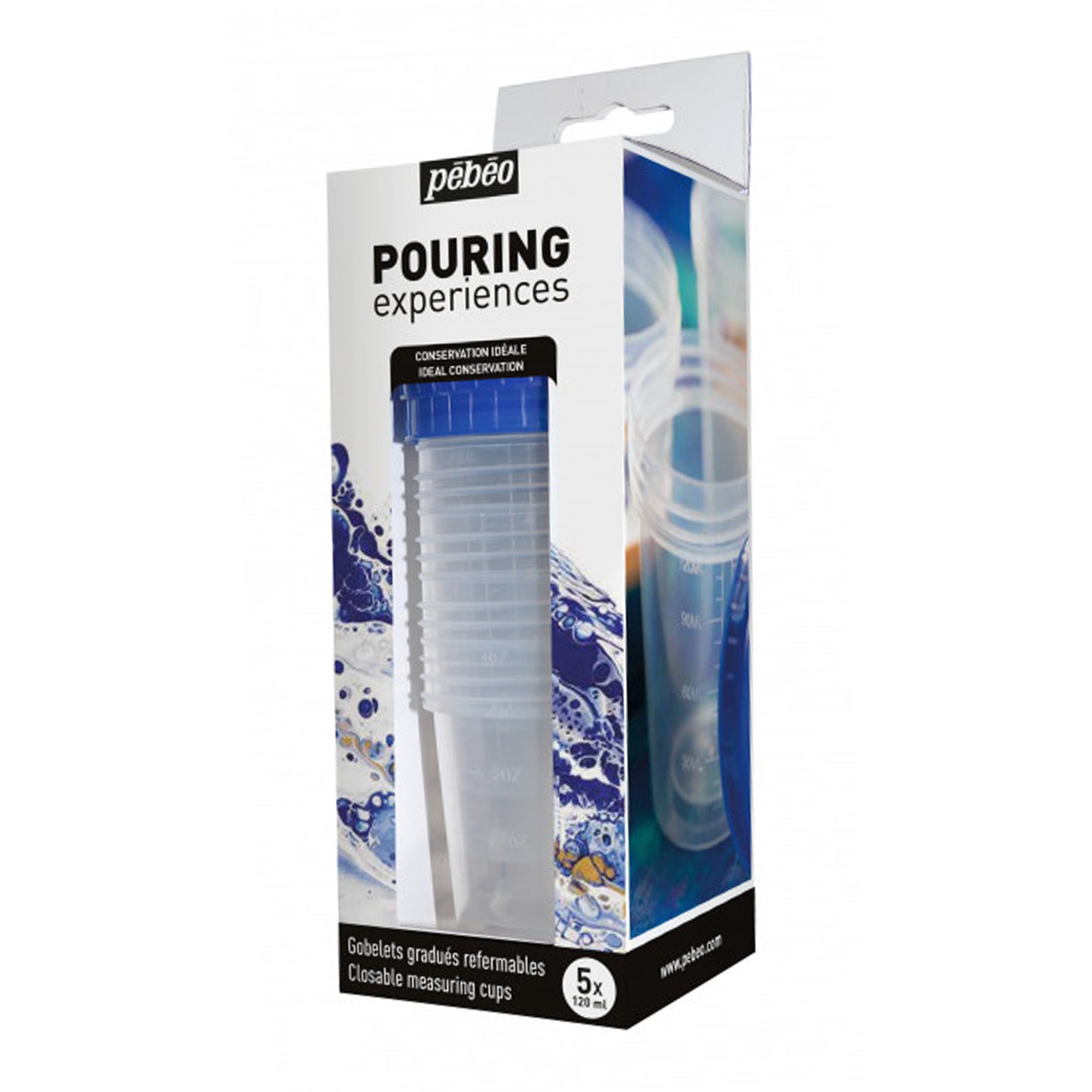 5-Pack Magic Pouring Measuring Cups - Unleash Your Creativity!