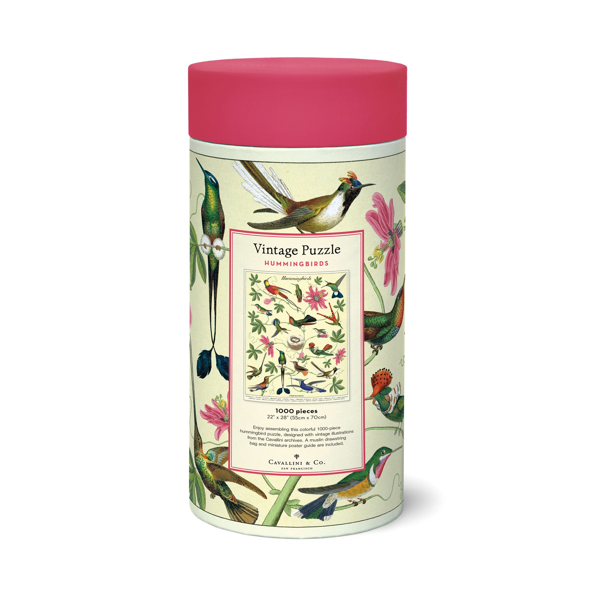 Enchanting 1,000-Piece Vintage Hummingbirds Puzzle