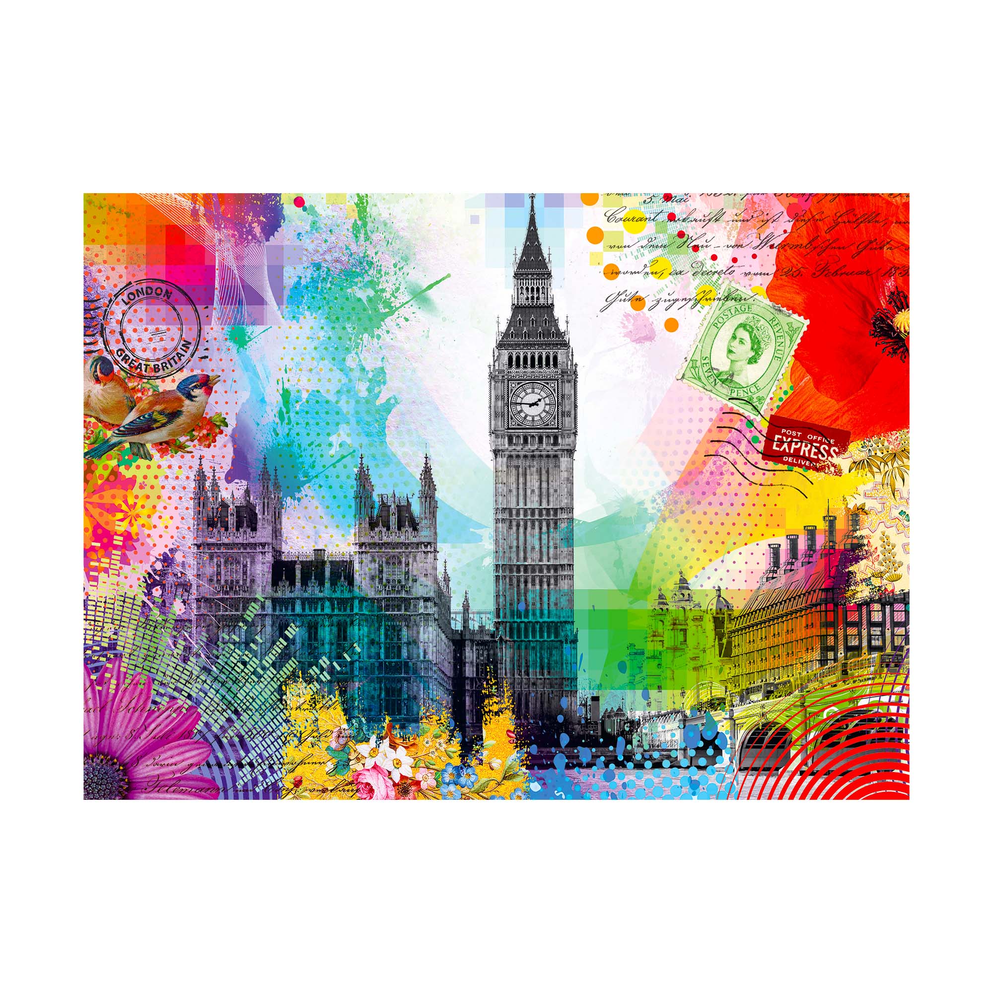 Ravensburger 500-Piece London Postcard Puzzle - Unleash Your Puzzle Passion!