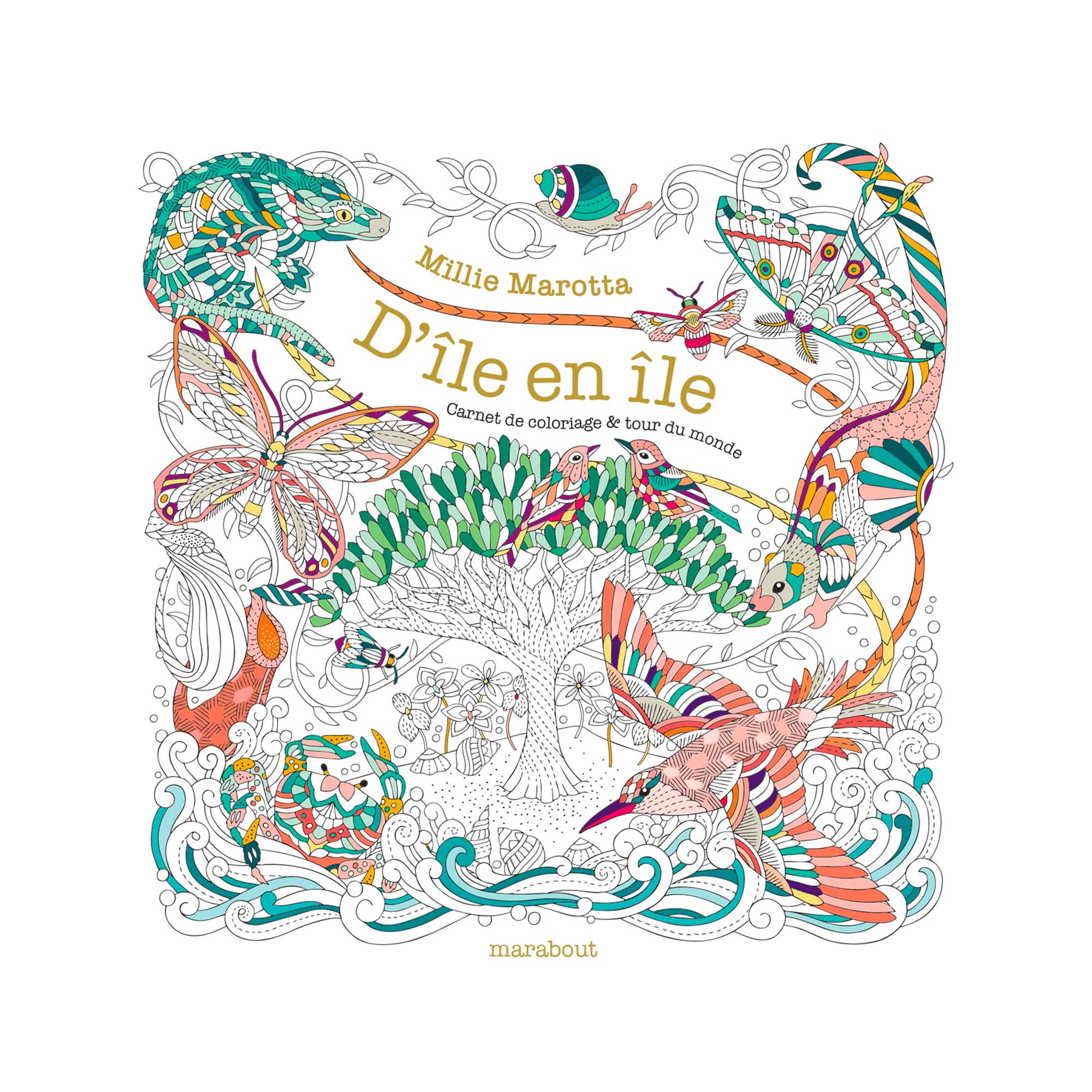 D'le en le - French Edition: A Coloring Adventure