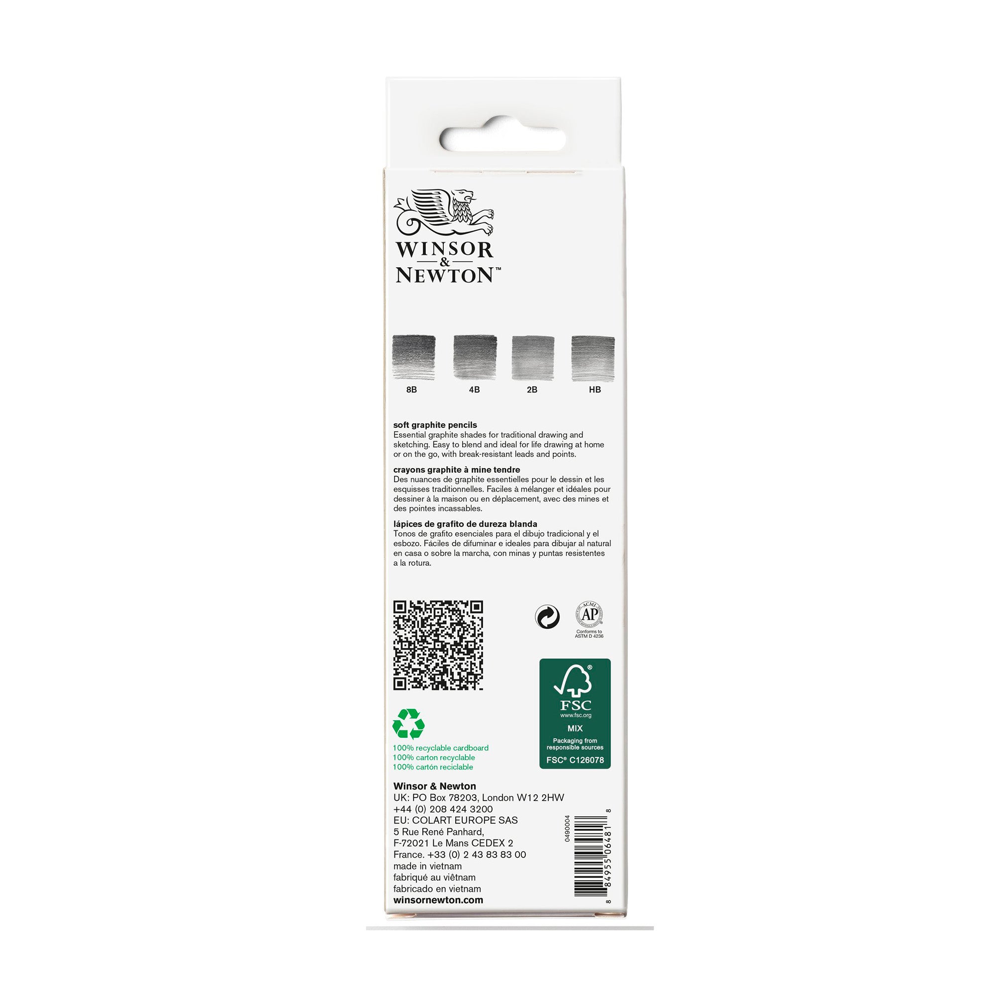 Winsor & Newton 5-Piece Soft Studio Graphite Pencil Set - Your Sketching Essential!
