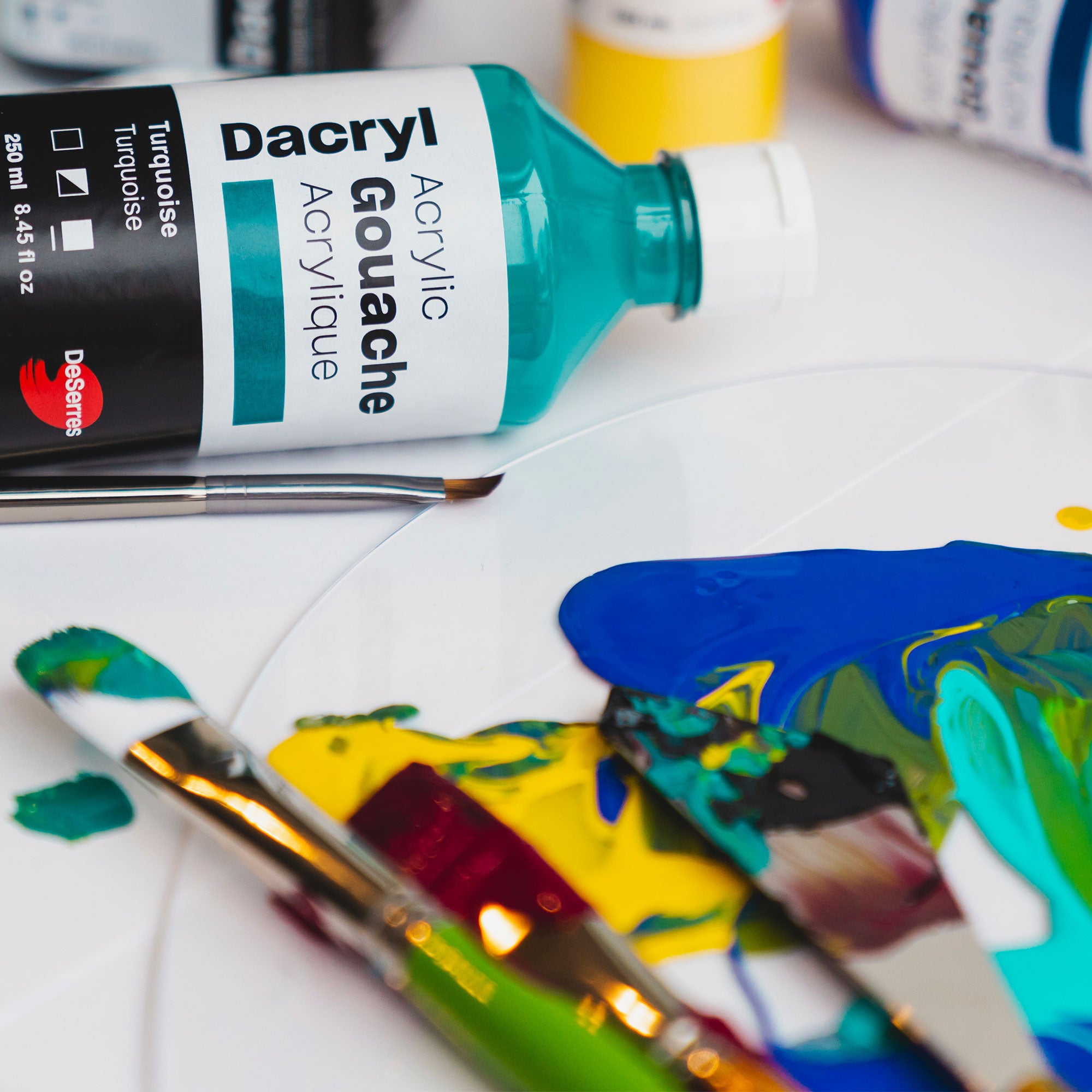 Dacryl Acrylic Gouache: Low Viscosity - Burnt Umber - A Must-Have for Artists!