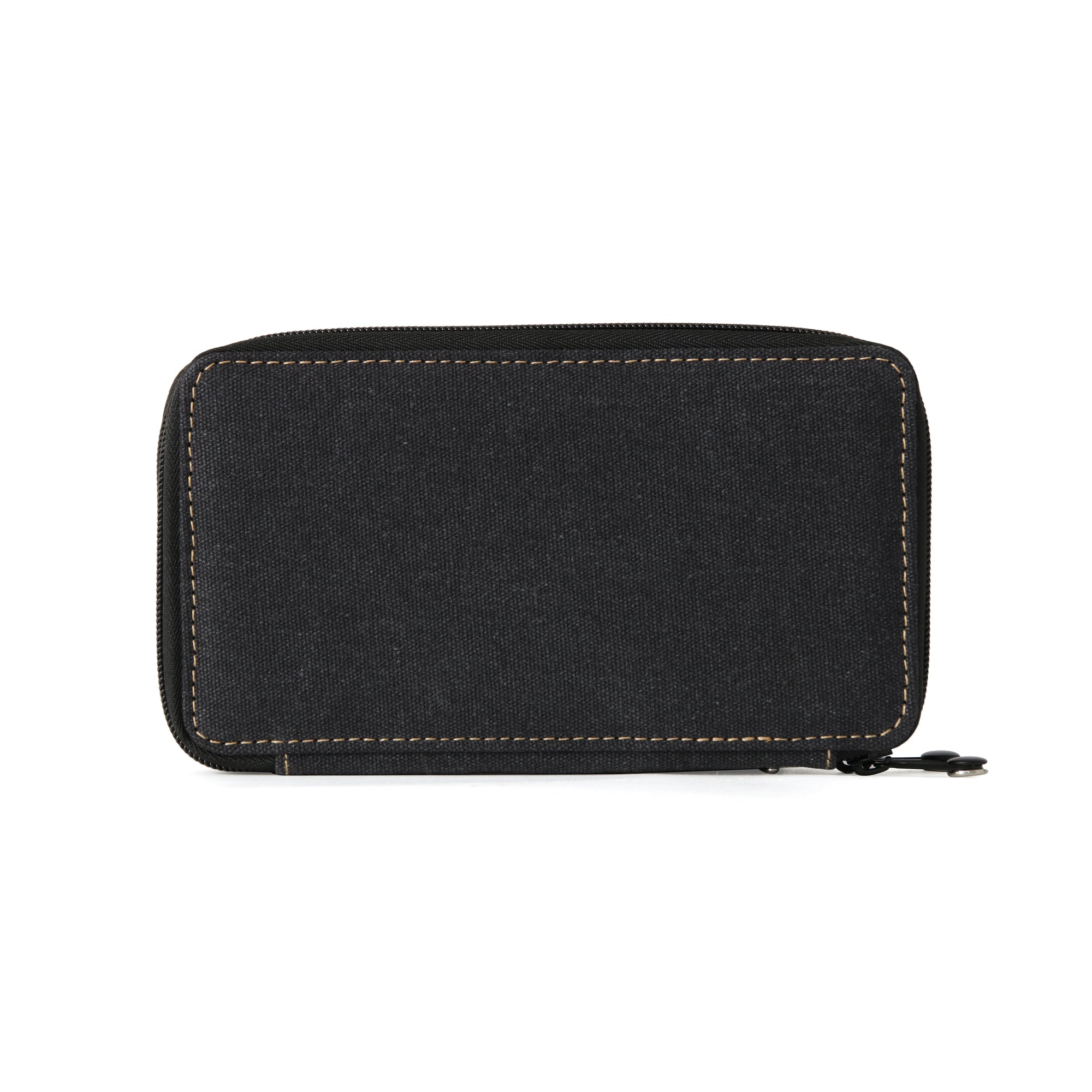 Stylish Black Canvas Pencil Case - A Must-Have for Artists!